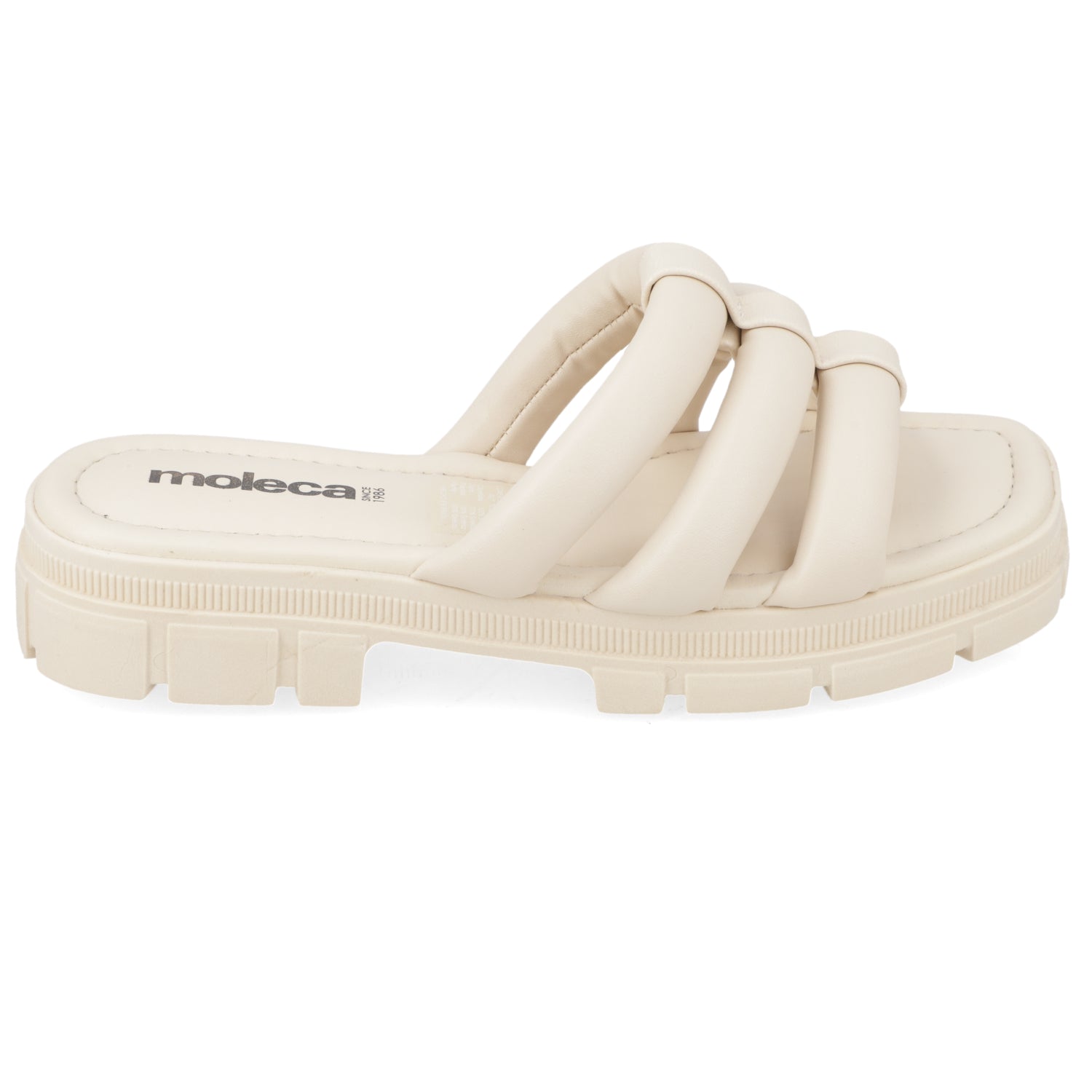 Sandalia Moleca Crema