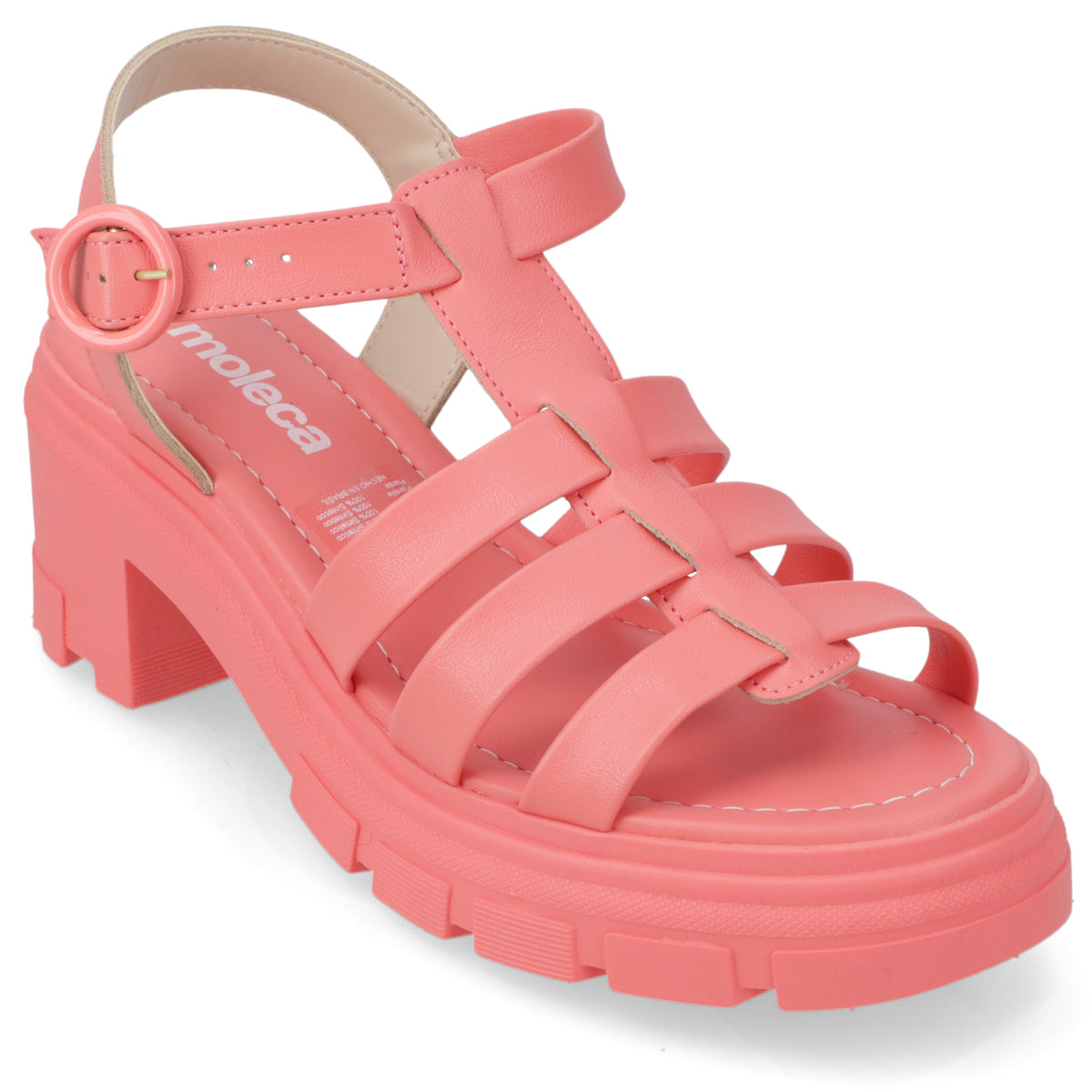 Sandalia Moleca Coral