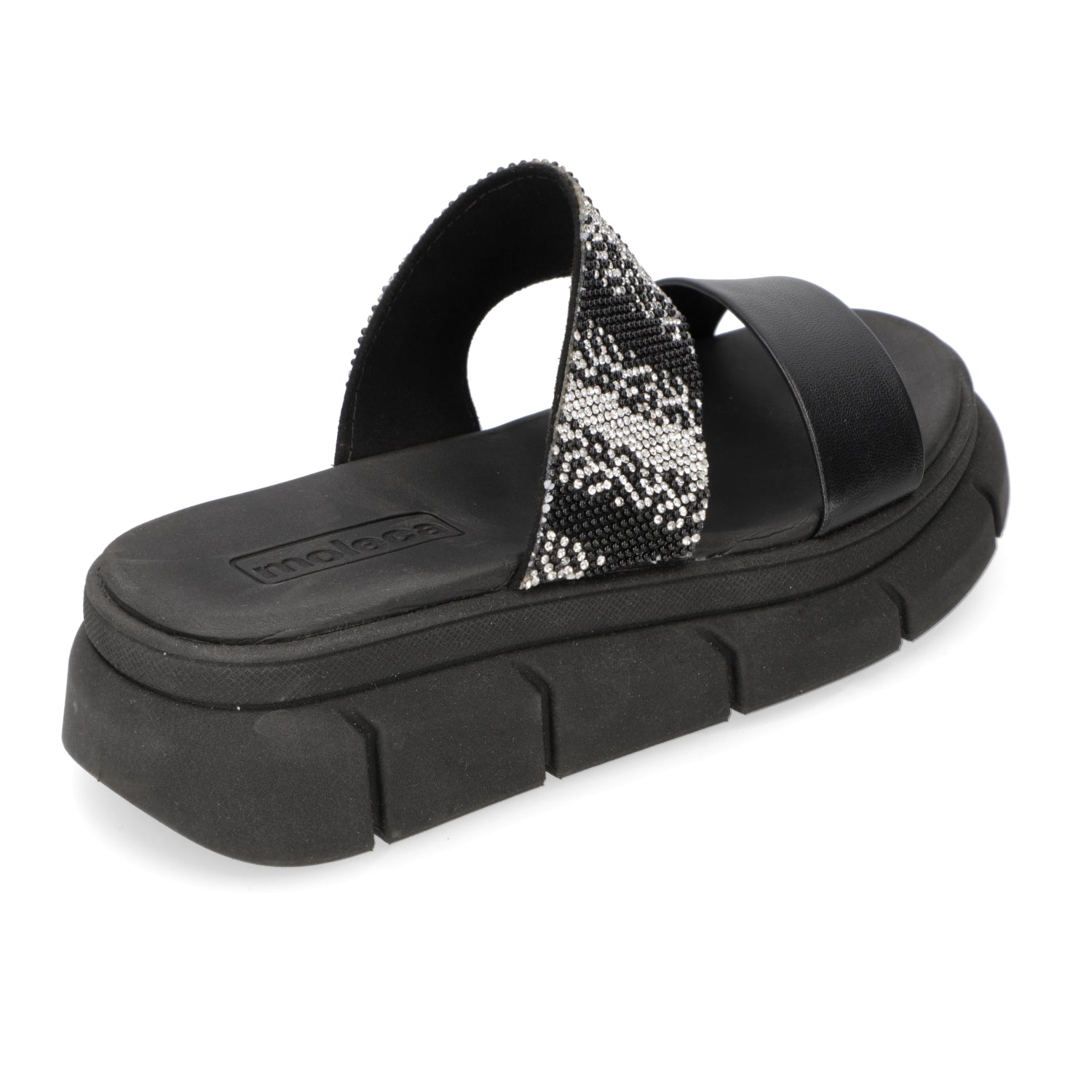 Sandalia Mujer Moleca EcoCuero Negro 5483-106-10054-15745