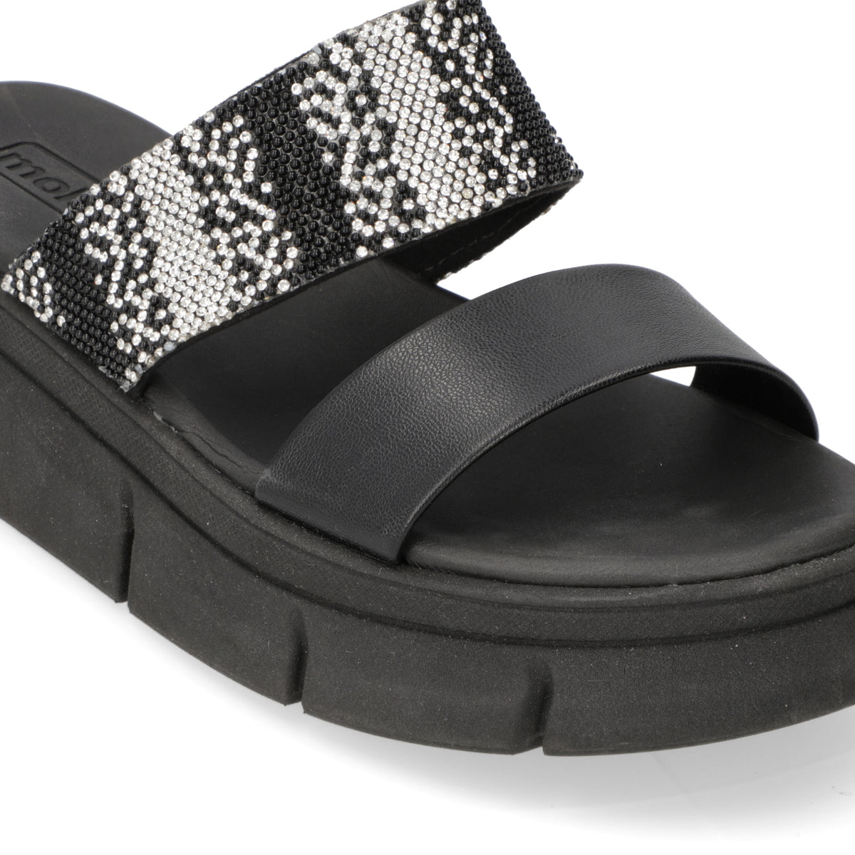 Sandalia Mujer Moleca EcoCuero Negro 5483-106-10054-15745
