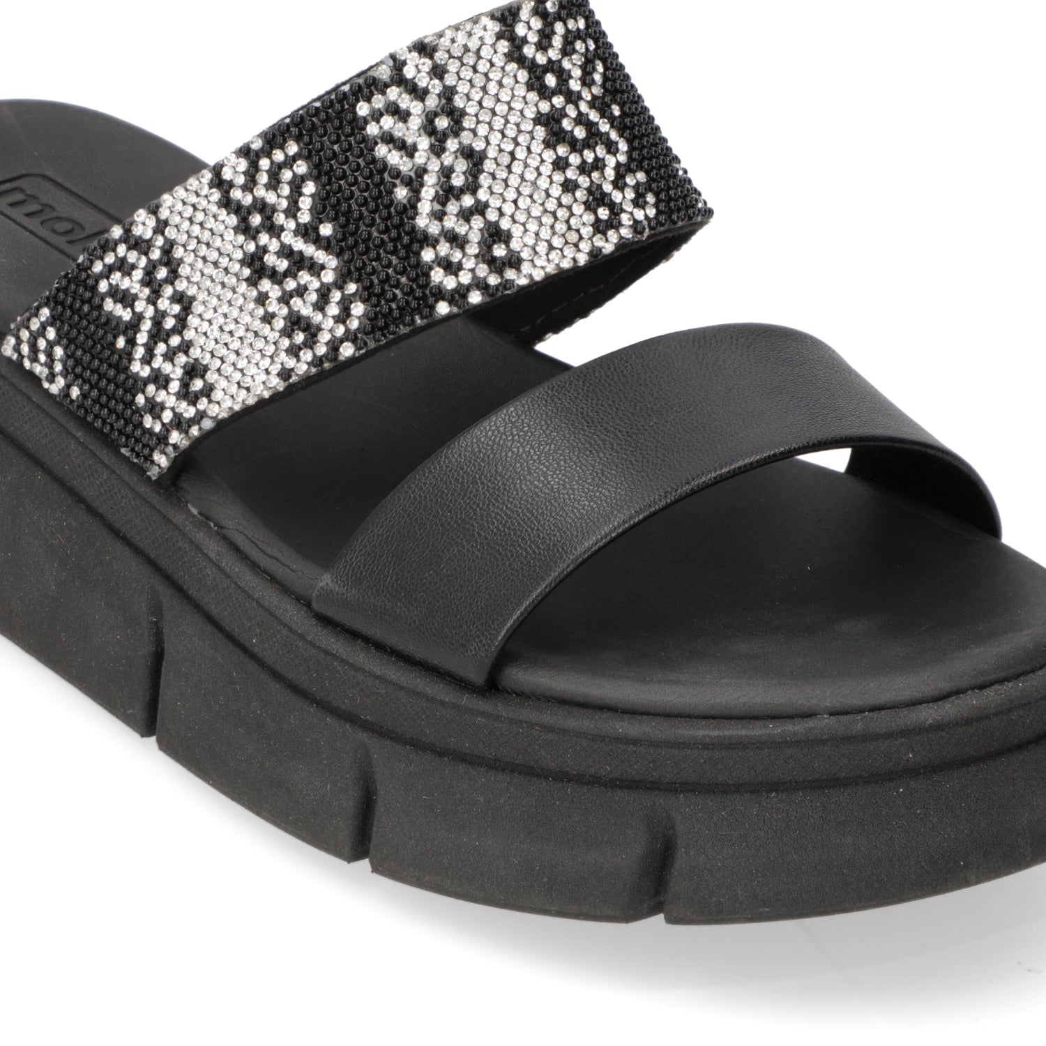 Sandalia Mujer Moleca EcoCuero Negro 5483-106-10054-15745