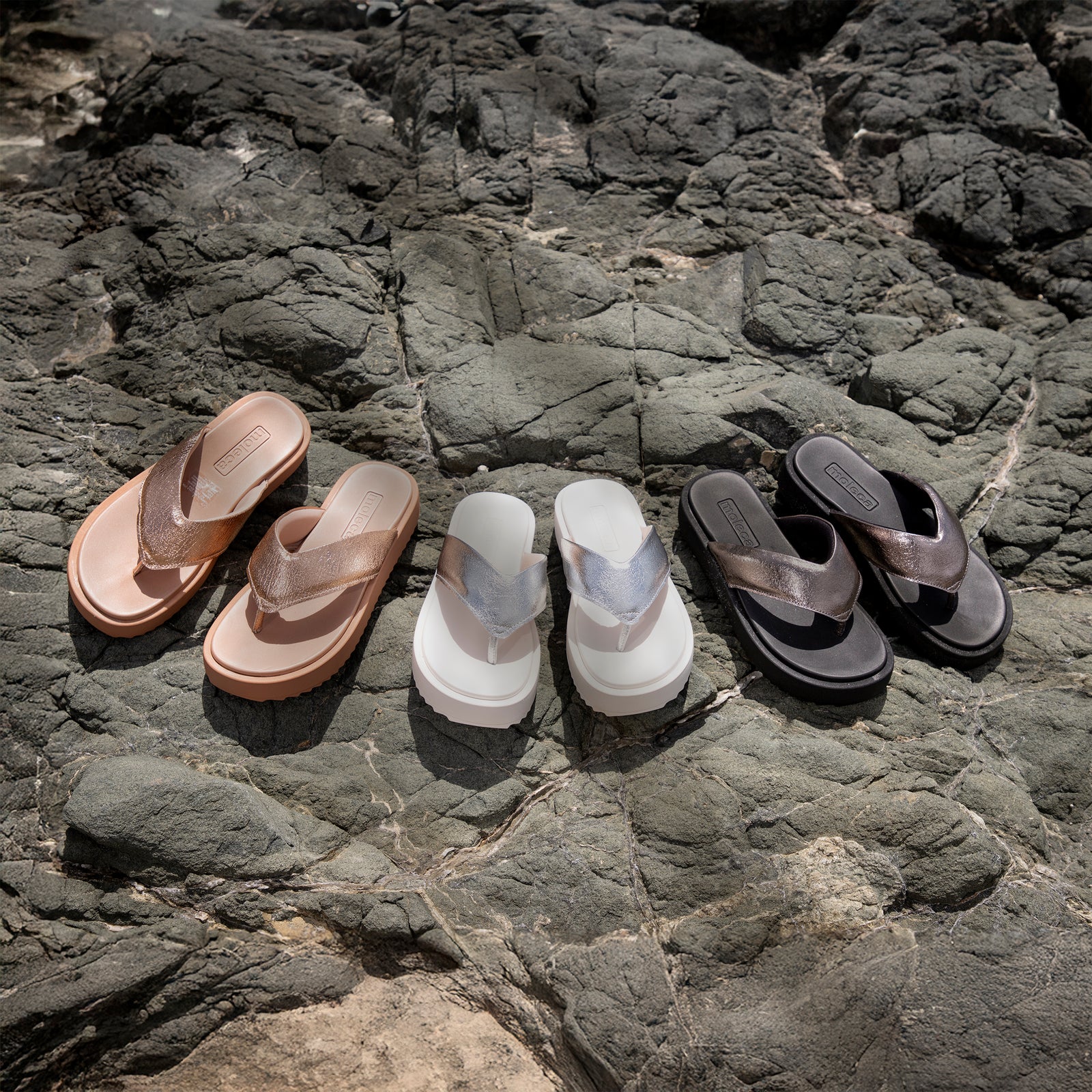 Sandalia Plana Metalizada 5489-100-27054-18626