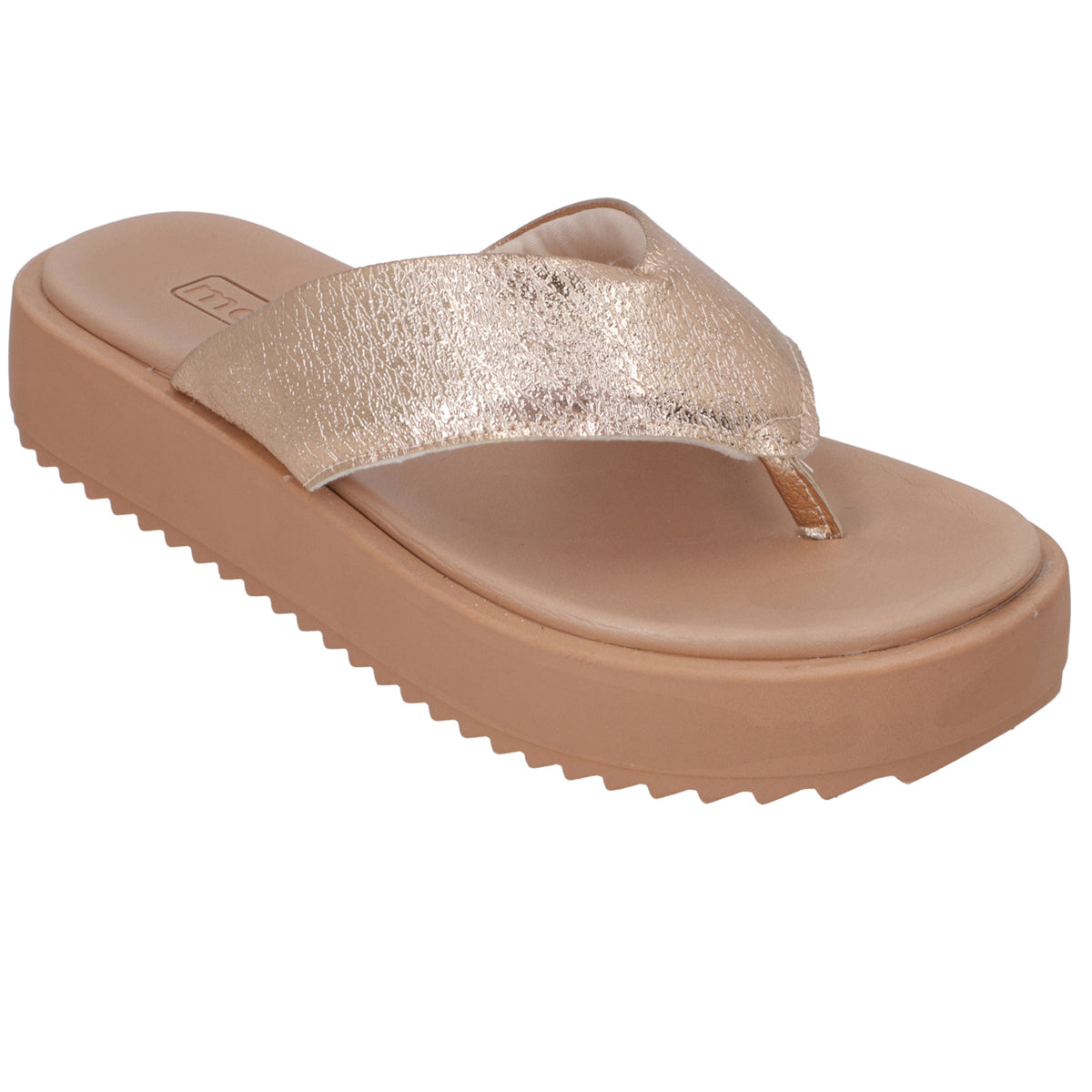 Sandalia Plana Rose Gold Moleca