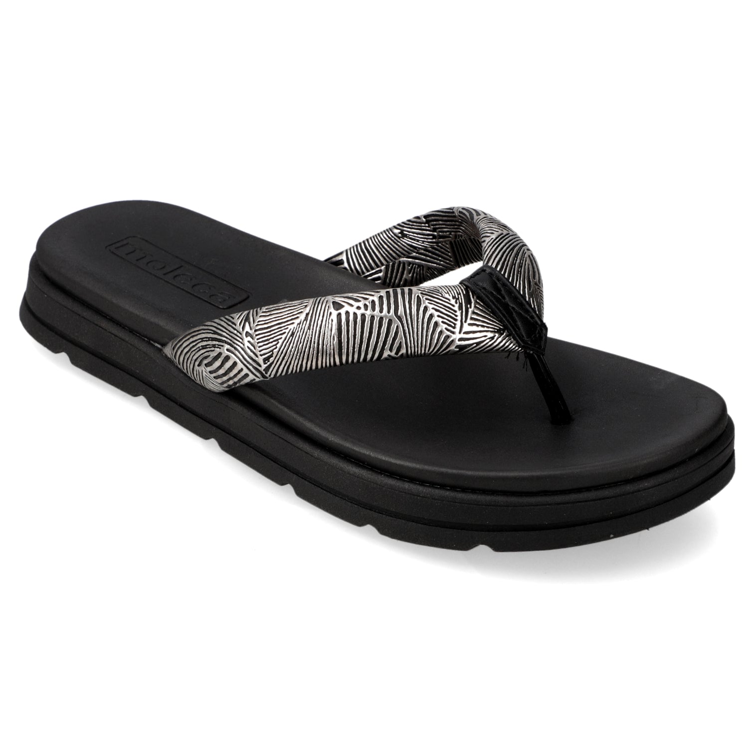 Sandalia Negro Moleca 35 / Negro