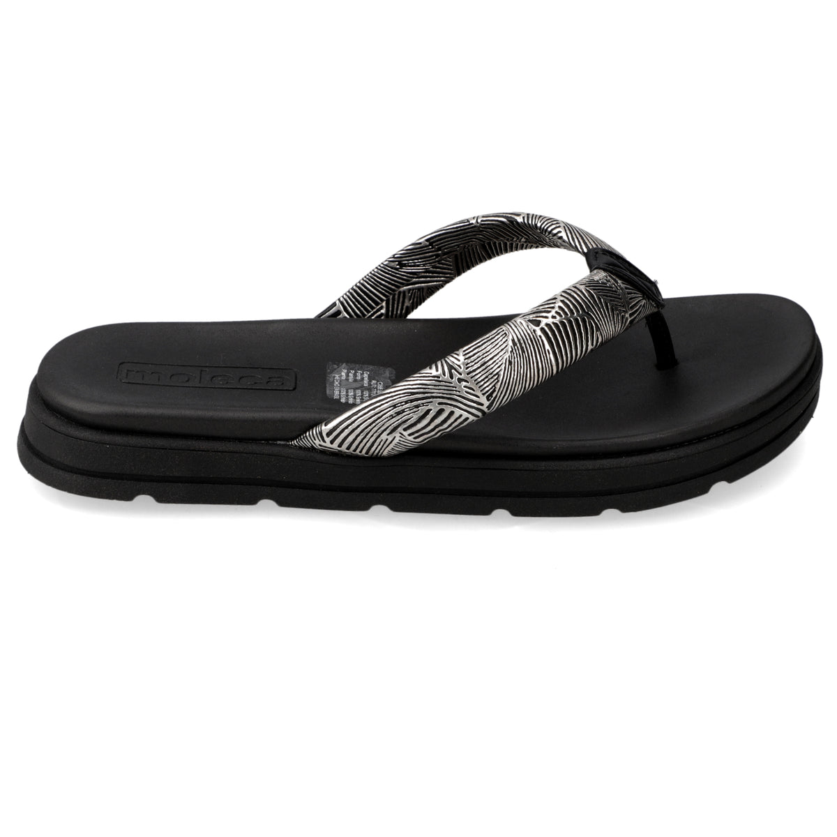 Sandalia Negro Moleca 35 / Negro