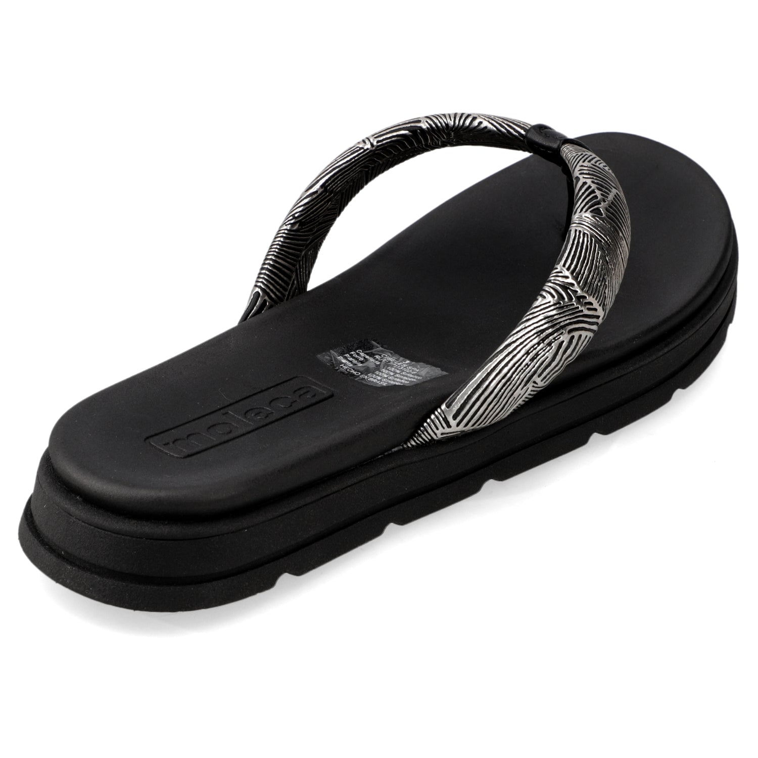 Sandalia Negro Moleca 35 / Negro