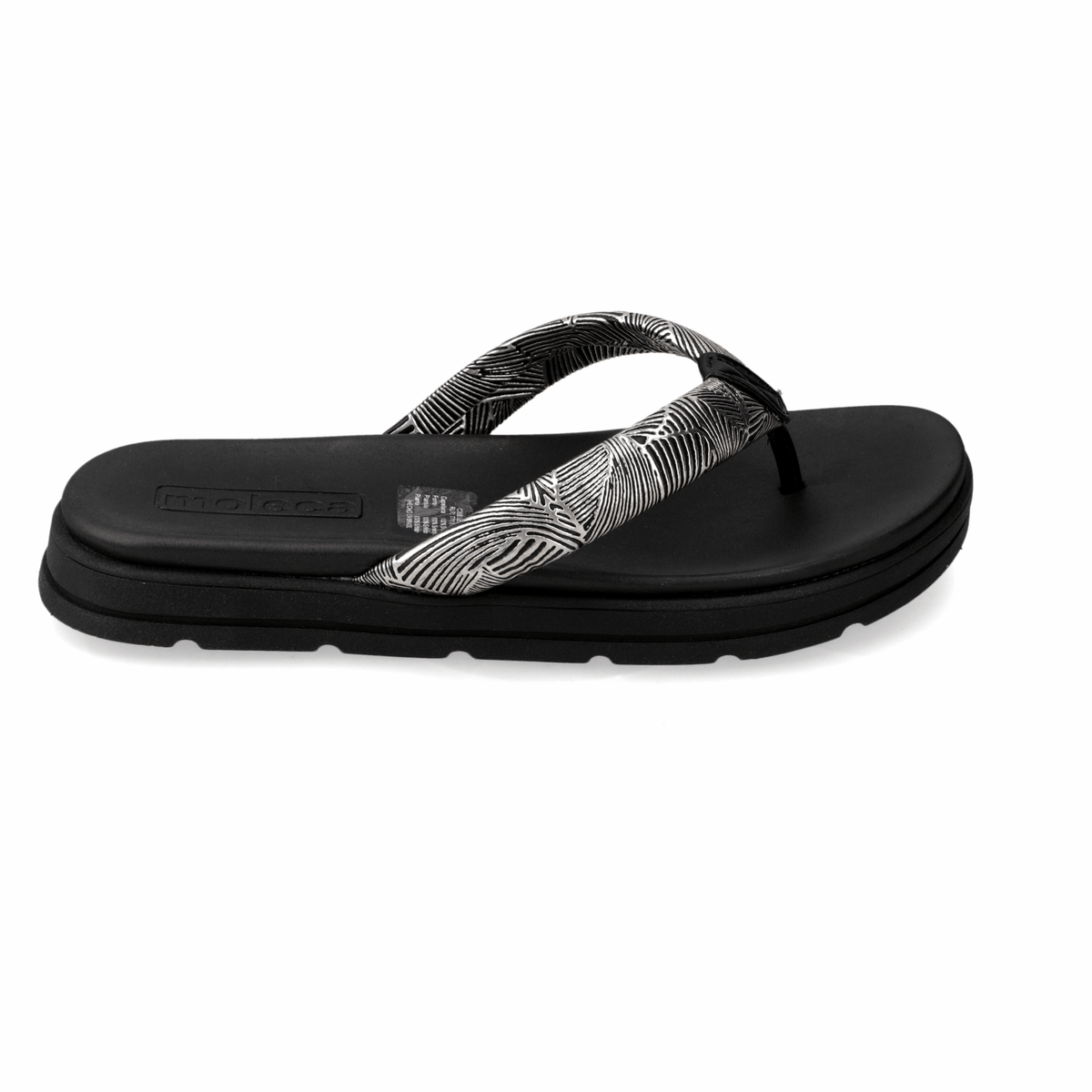 Sandalia Negro Moleca 35 / Negro