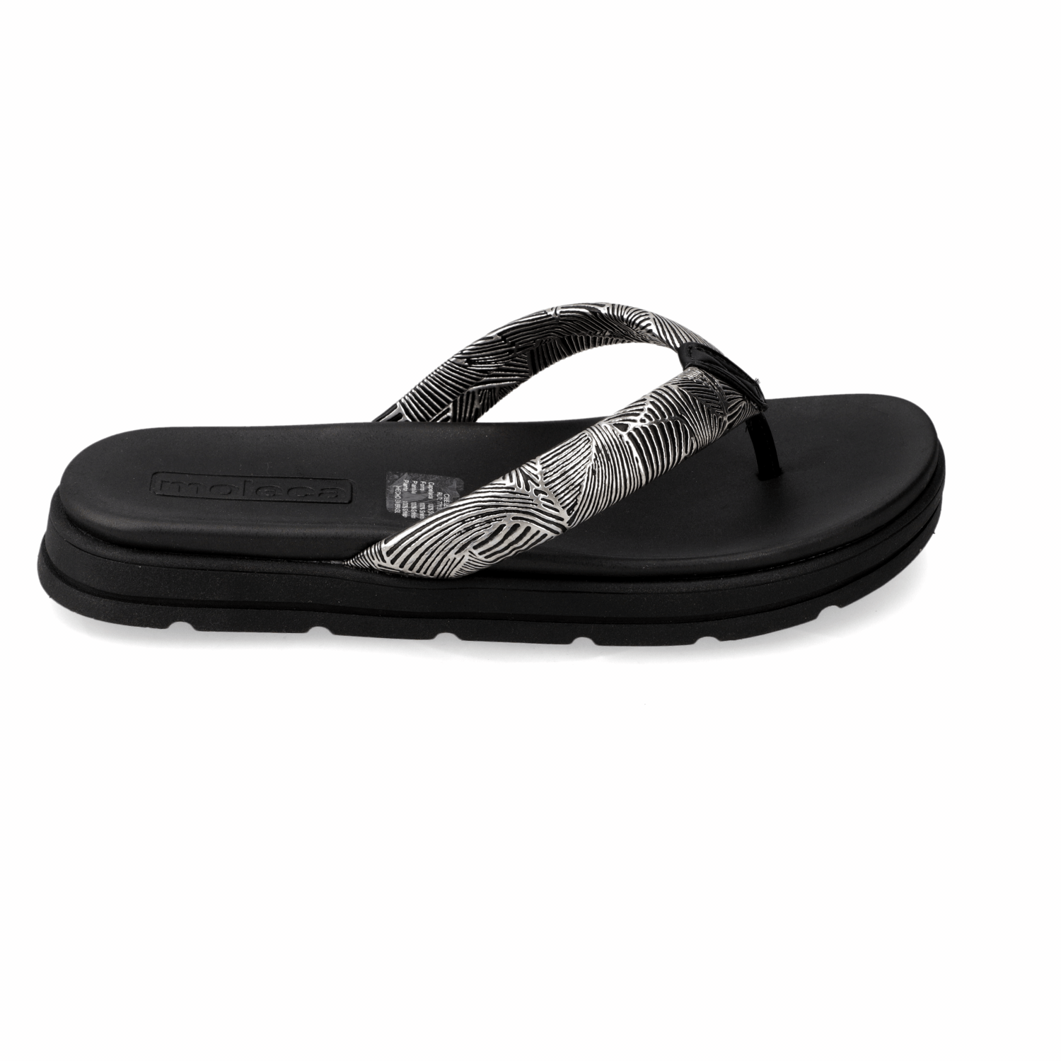Sandalia Negro Moleca 35 / Negro