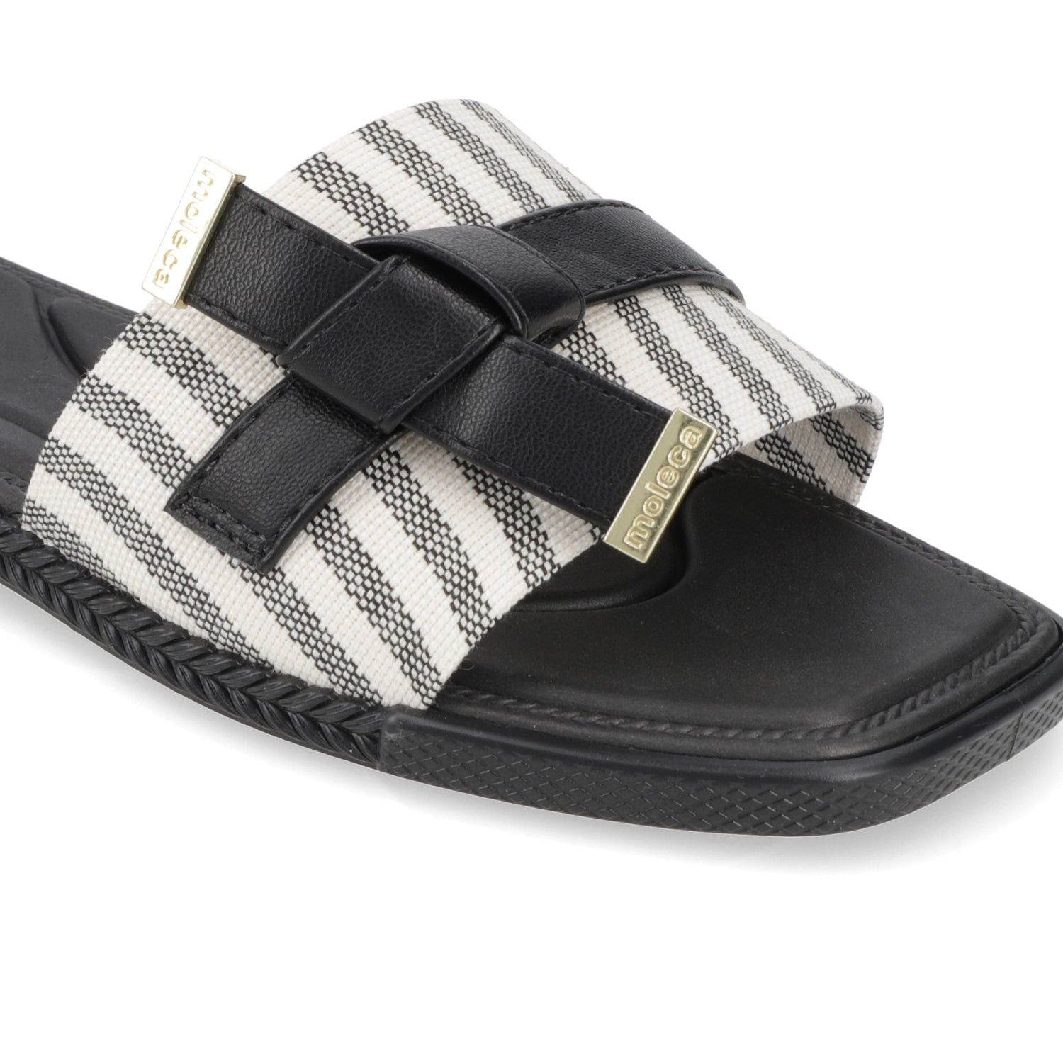 Sandalia Negro Moleca 35 / Negro