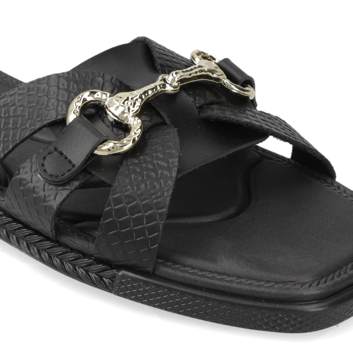 Sandalia Negro Moleca 35 / Negro