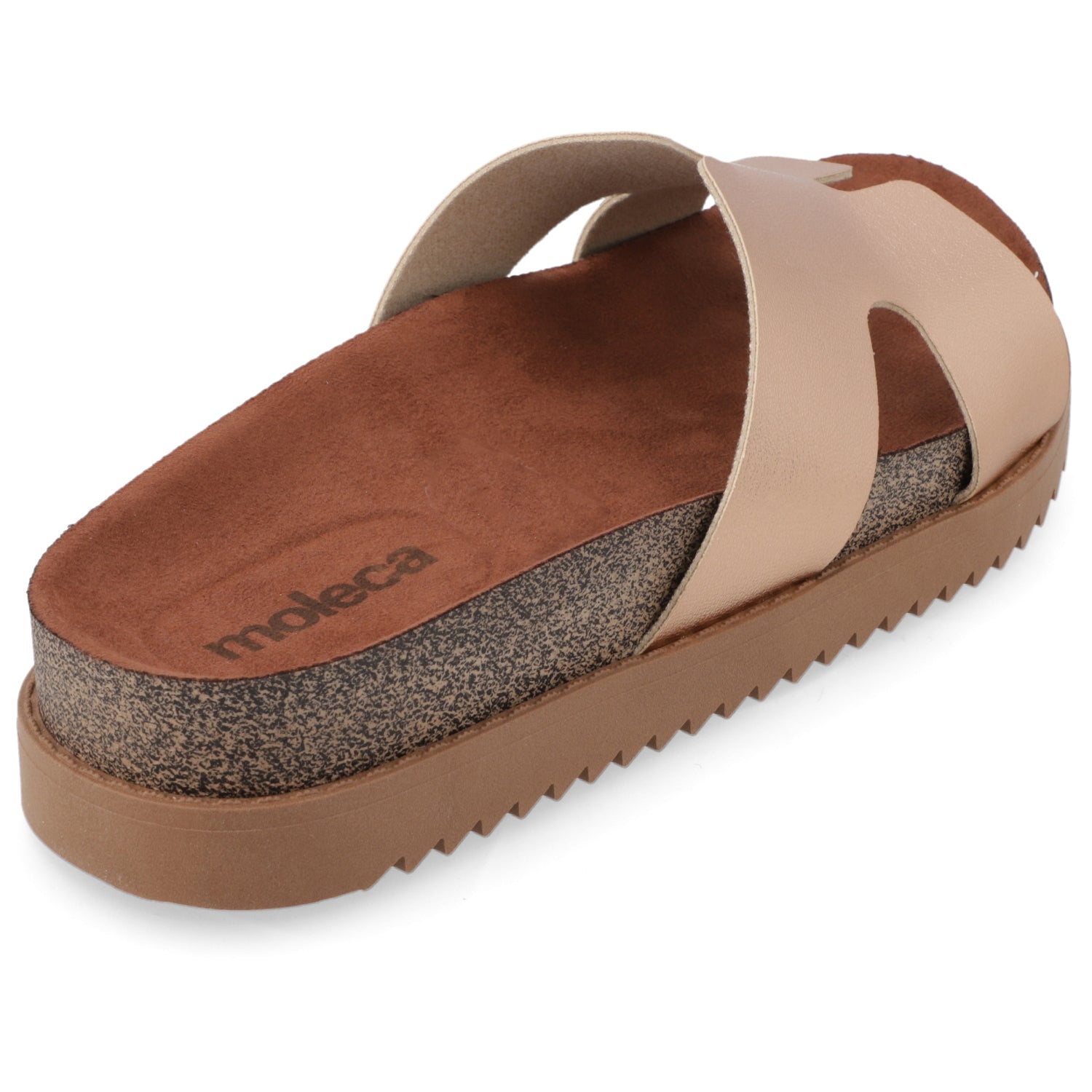 Sandalia Rose Gold Moleca Ecocuero Metalizado 35 / Rose Gold