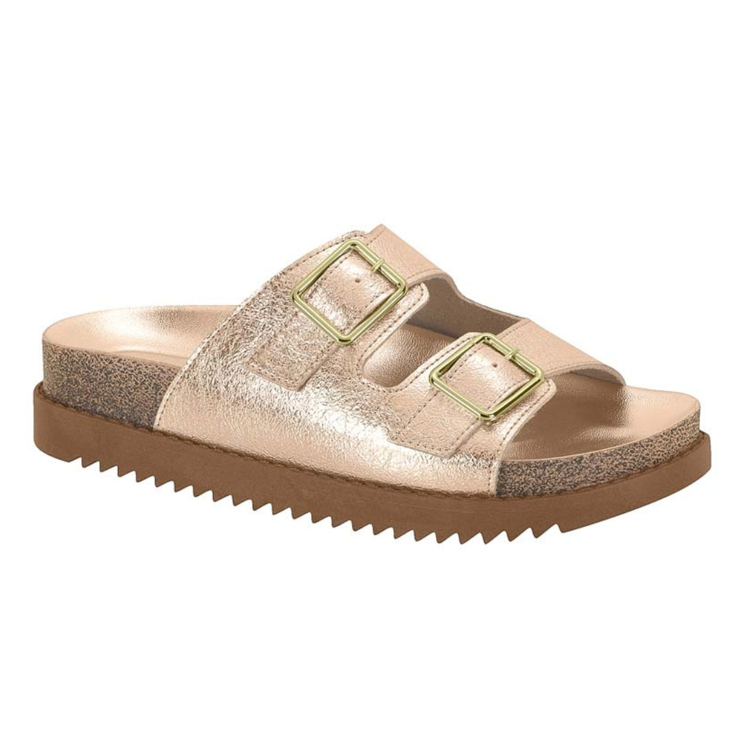 Sandalia Plana Rose Gold