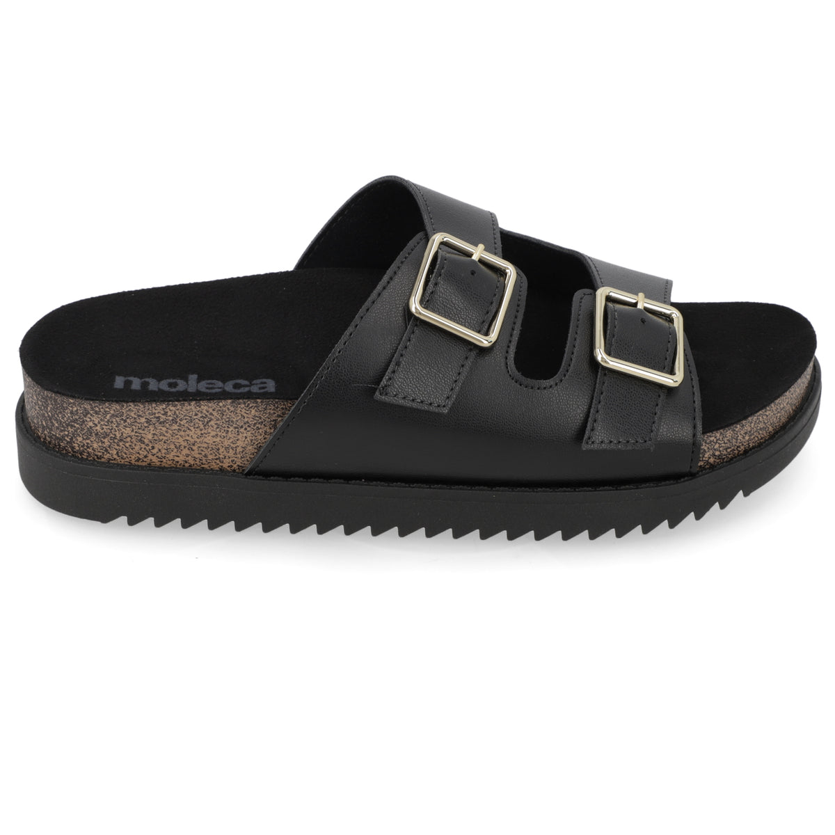 Sandalia Negro Moleca Ecocuero 35 / Negro