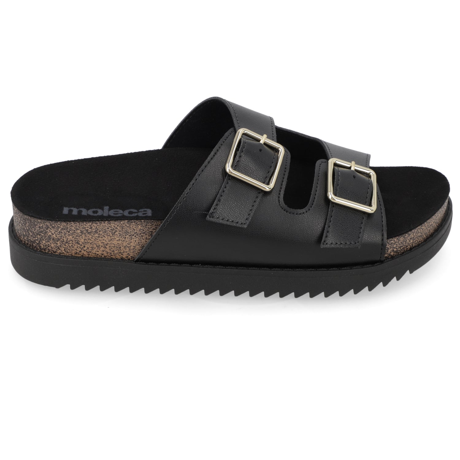 Sandalia Negro Moleca Ecocuero 35 / Negro