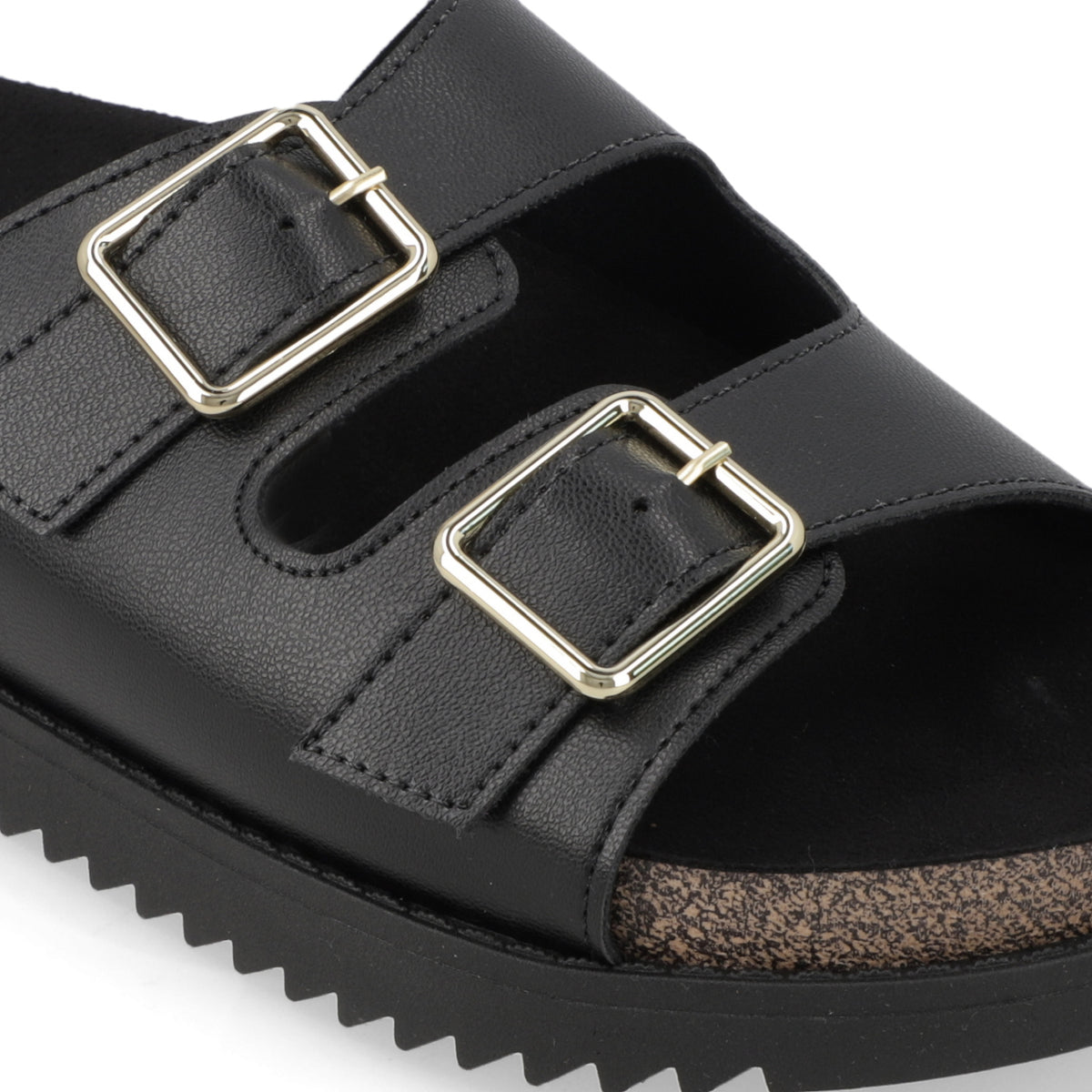 Sandalia Negro Moleca Ecocuero 35 / Negro