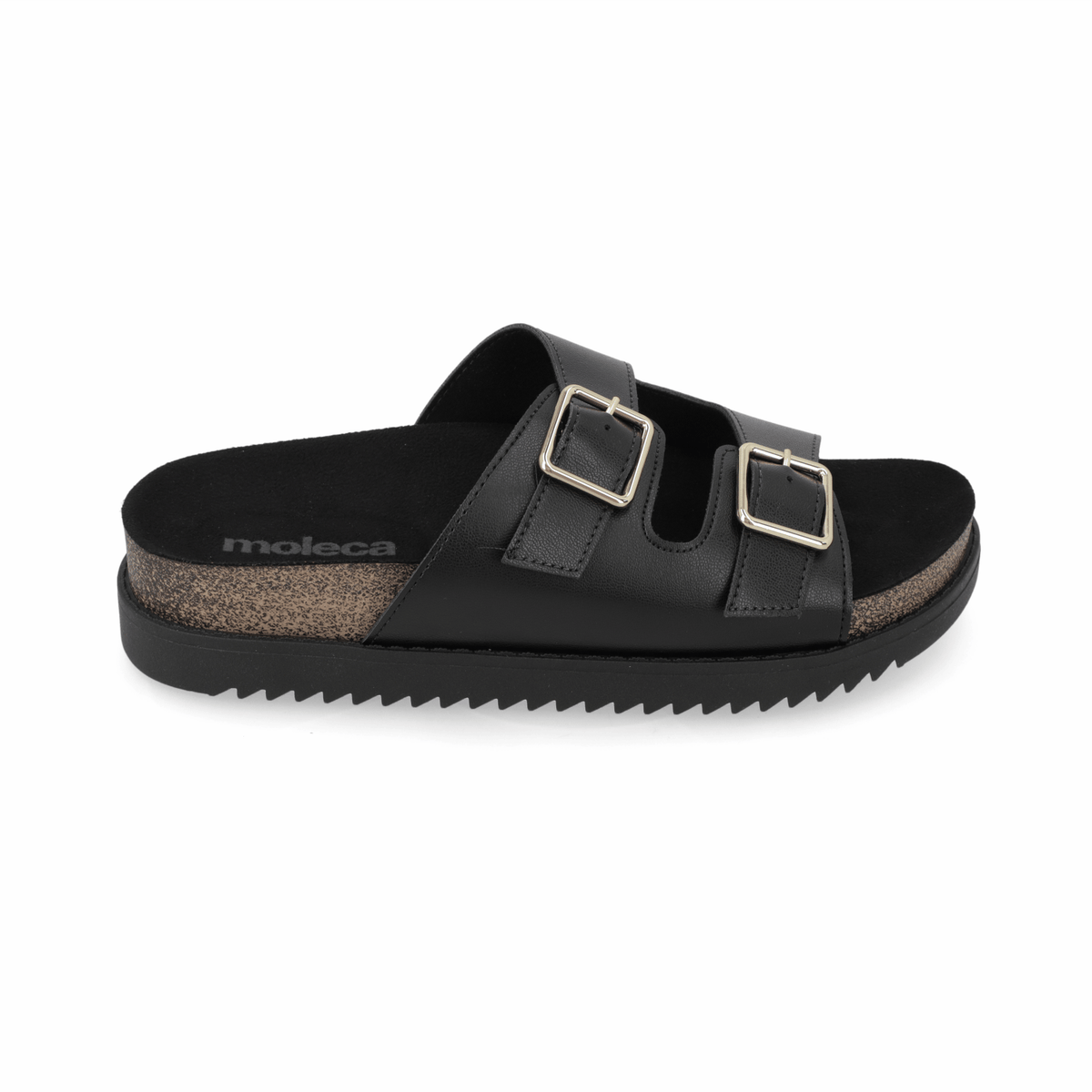 Sandalia Negro Moleca Ecocuero 35 / Negro