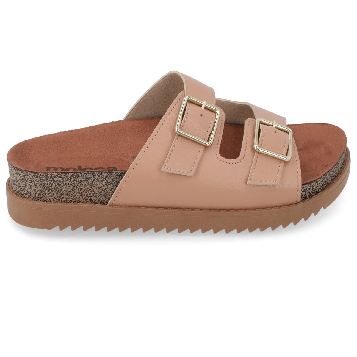 Sandalia Nude Moleca Ecocuero 35 / Nude