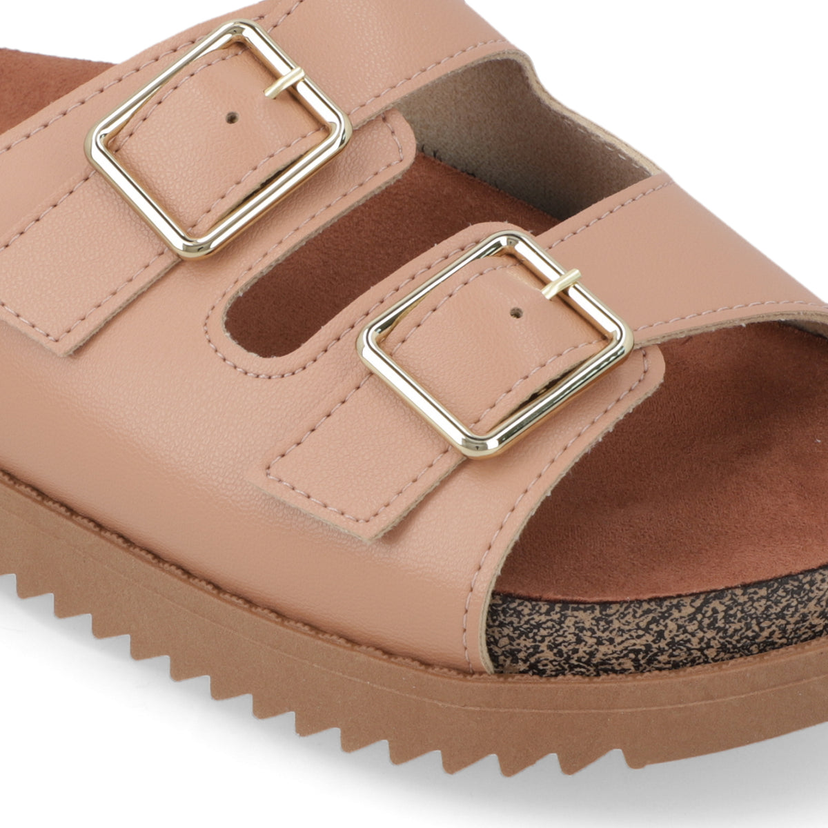 Sandalia Nude Moleca Ecocuero 35 / Nude