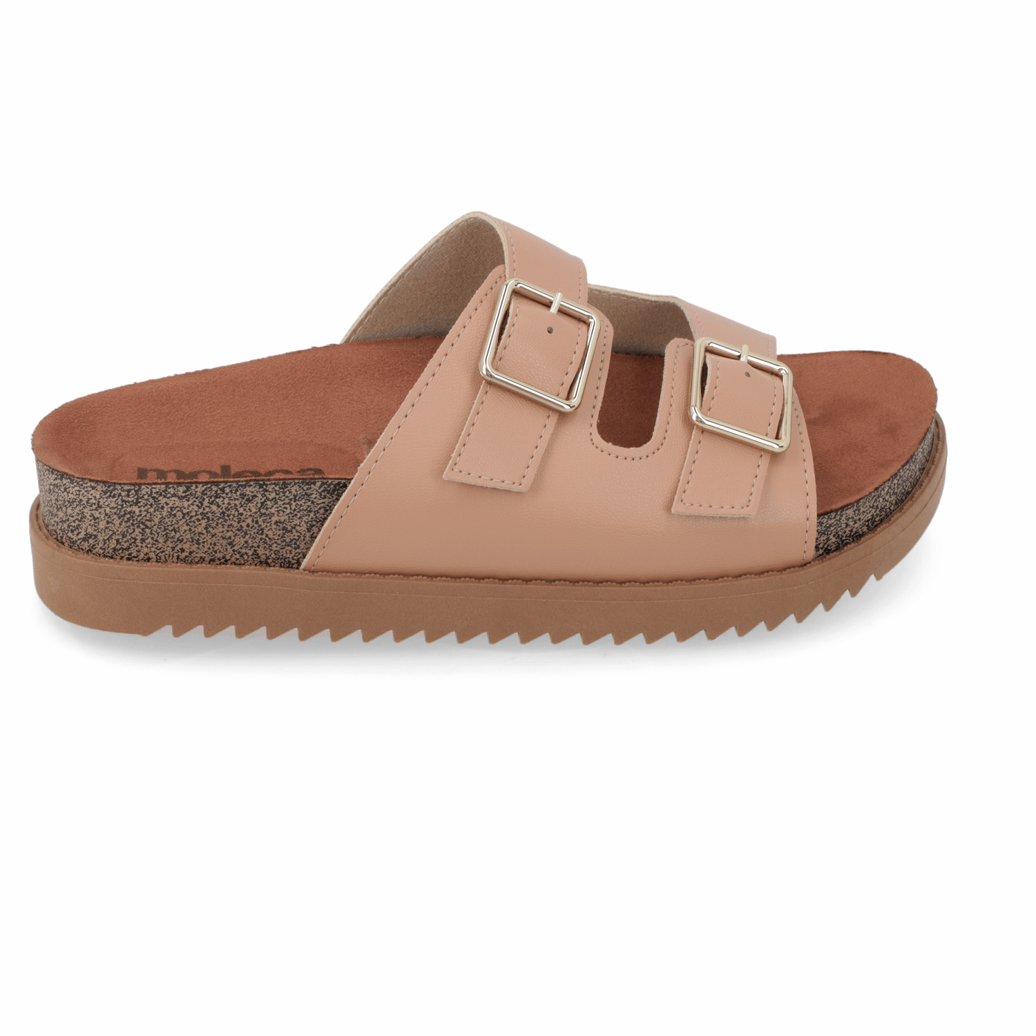 Sandalia Nude Moleca Ecocuero 35 / Nude