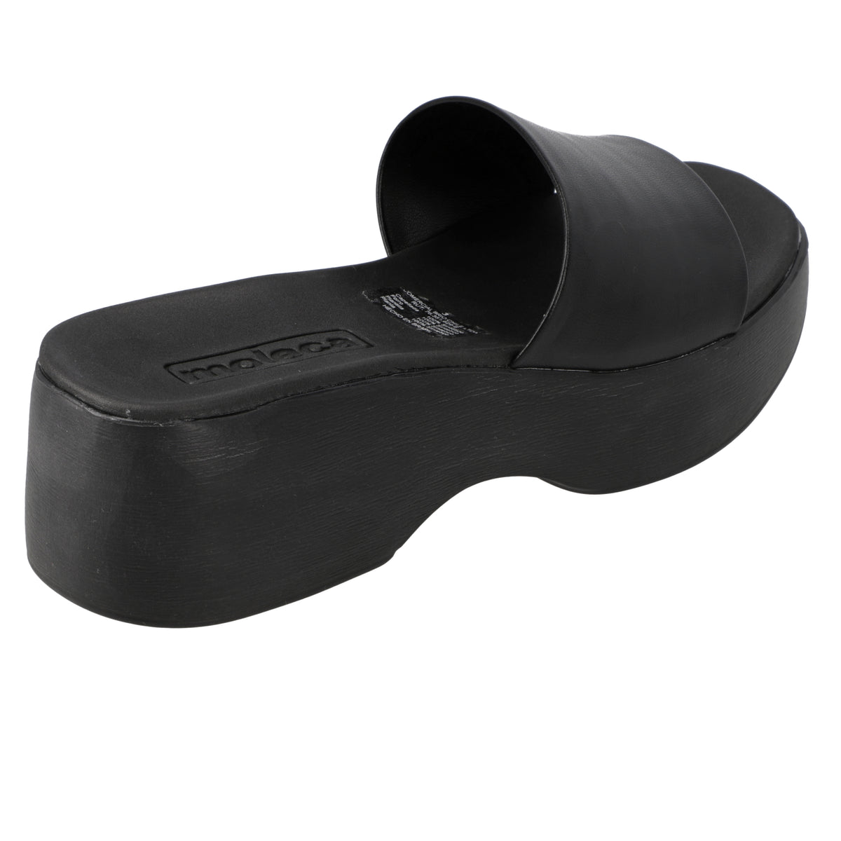 Sandalia Plataforma Negro Moleca