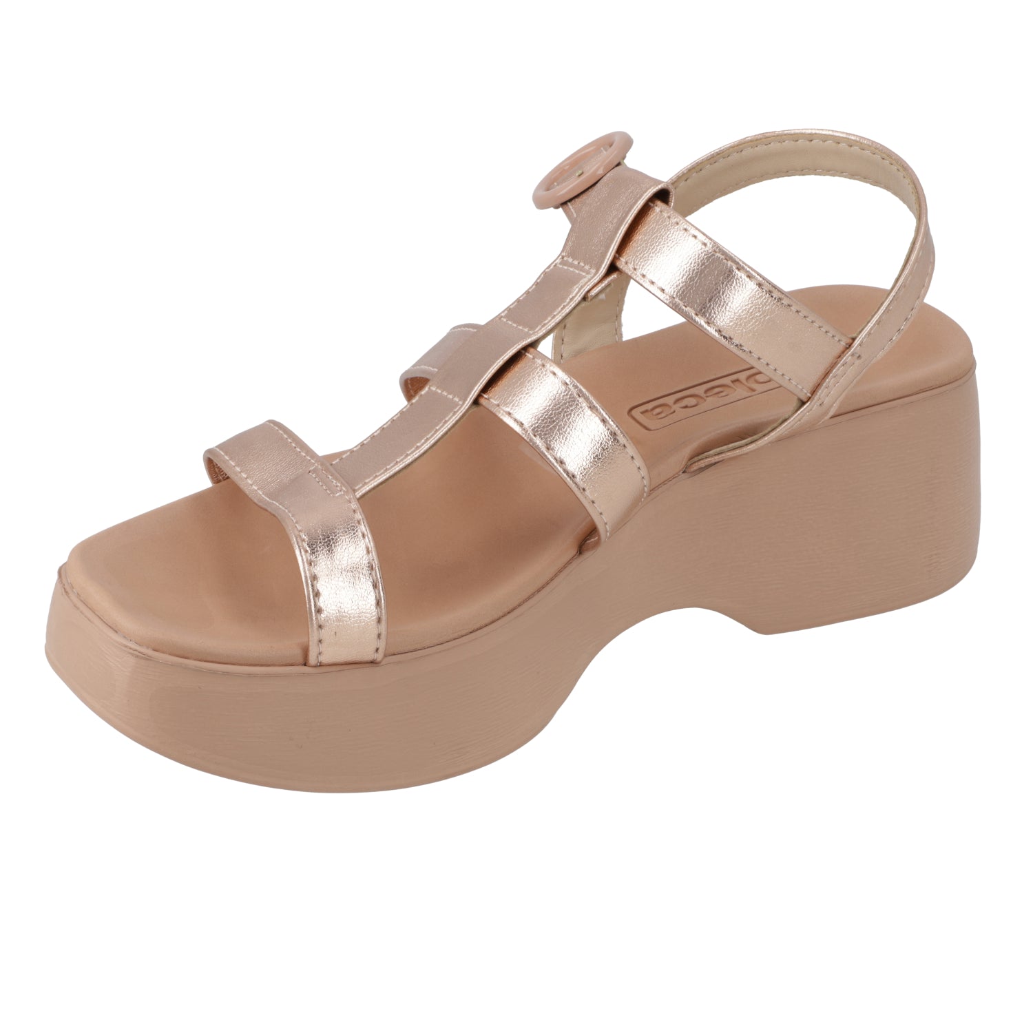 Sandalia Plana Eco Cuero 5503-101-14710