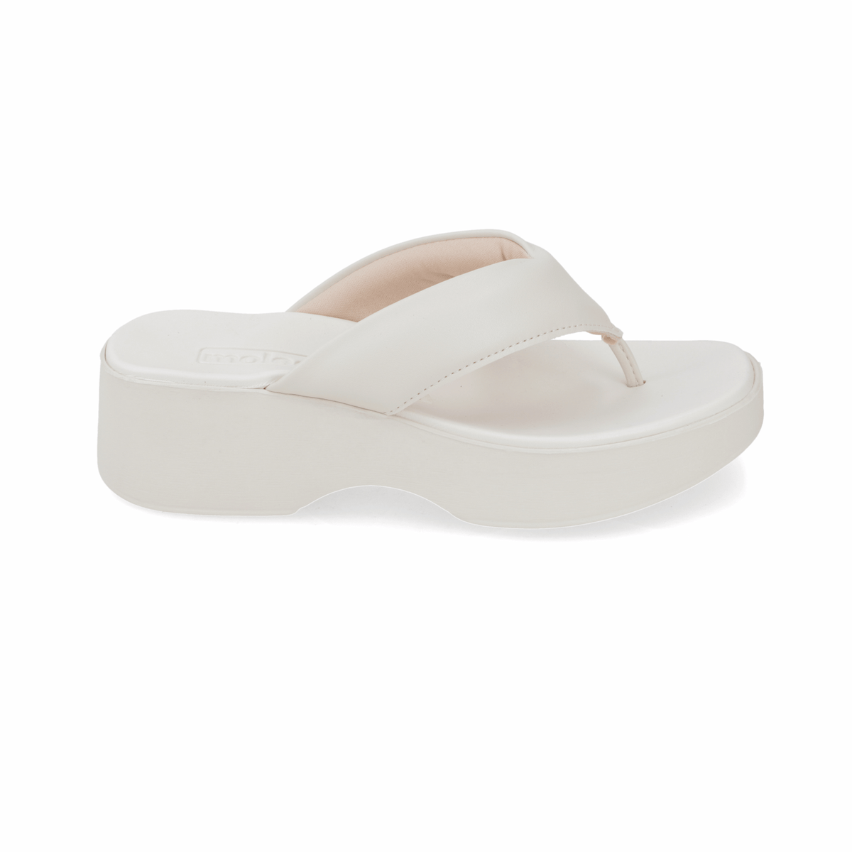 Sandalia Blanco OFF Moleca 35 / Blanco OFF