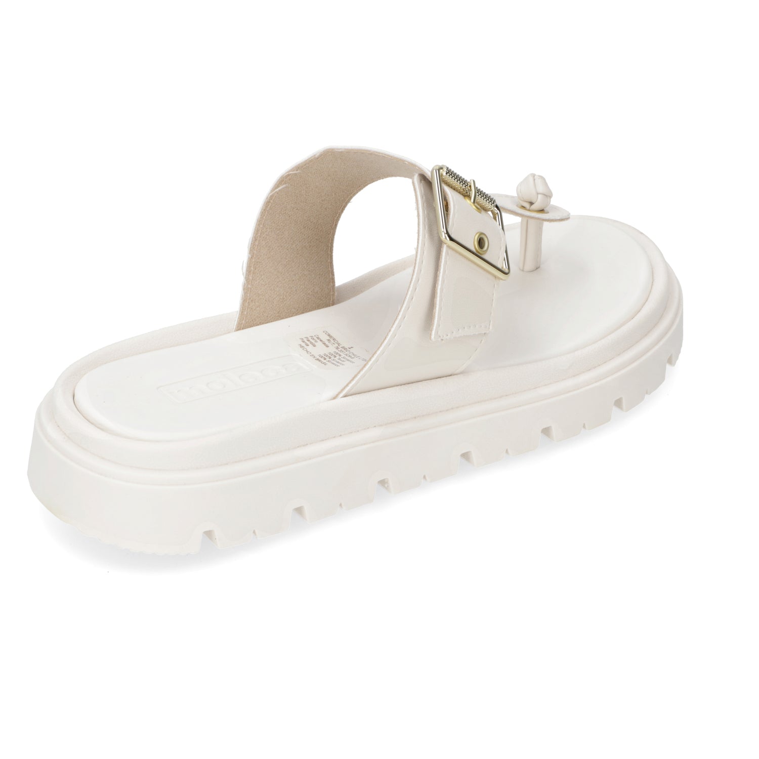 Sandalia Plana Eco Cuero 5504-100-9569