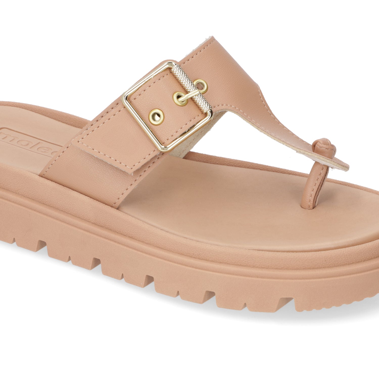 Sandalia Plana Eco Cuero 5504-100-9569