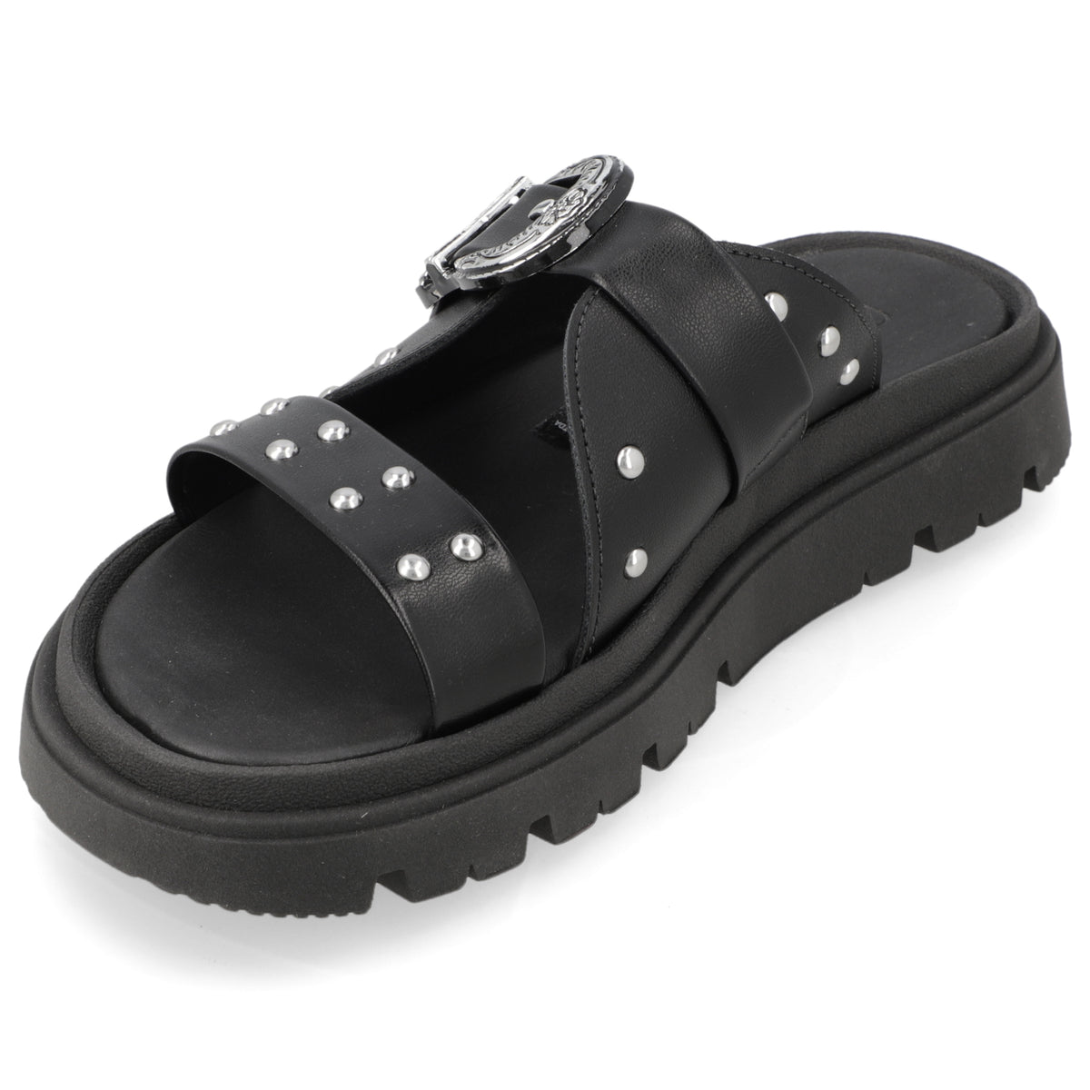 Sandalia Negro Moleca Ecocuero 35 / Negro