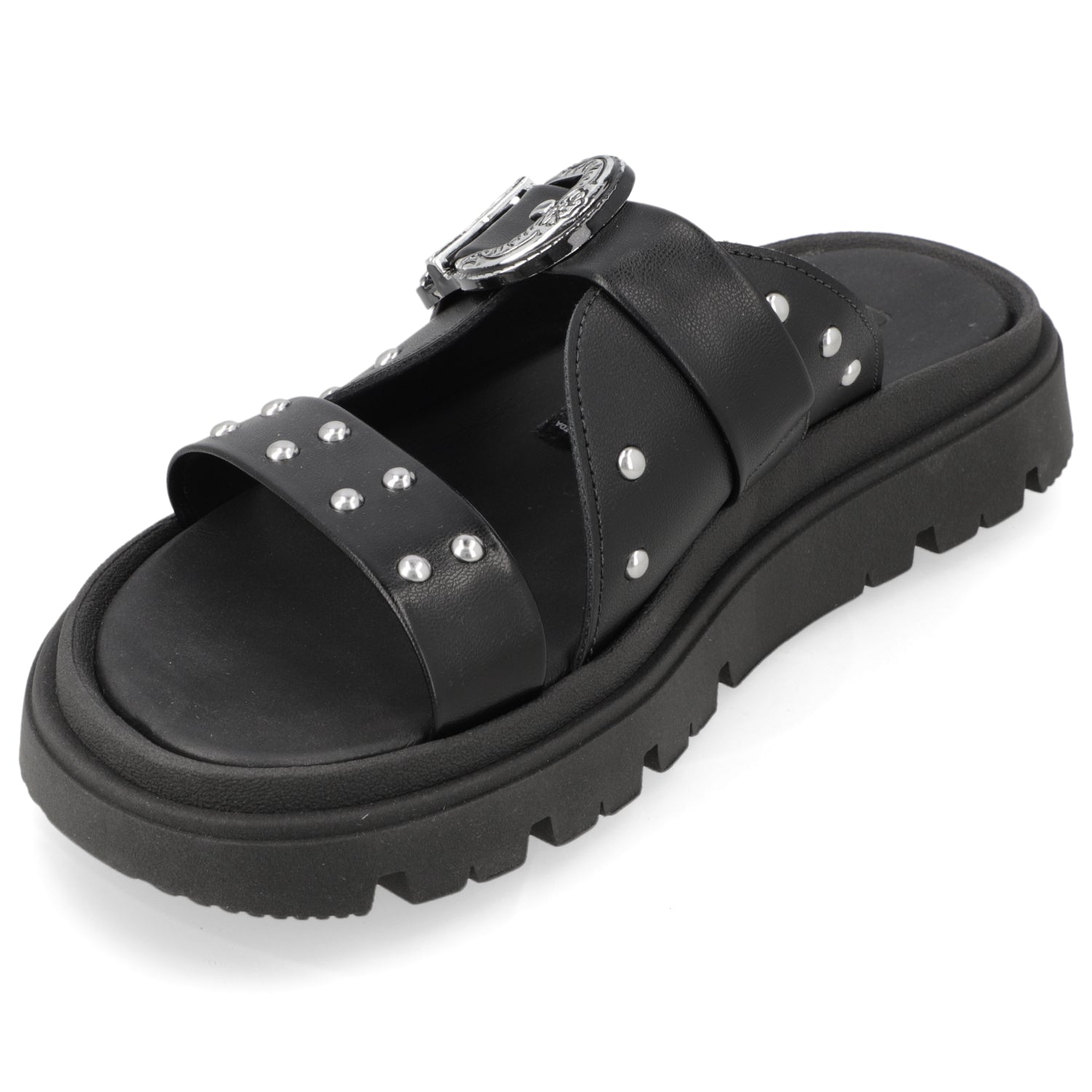 Sandalia Negro Moleca Ecocuero 35 / Negro