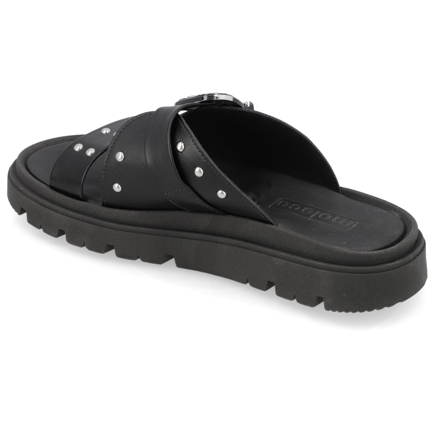 Sandalia Negro Moleca Ecocuero 35 / Negro