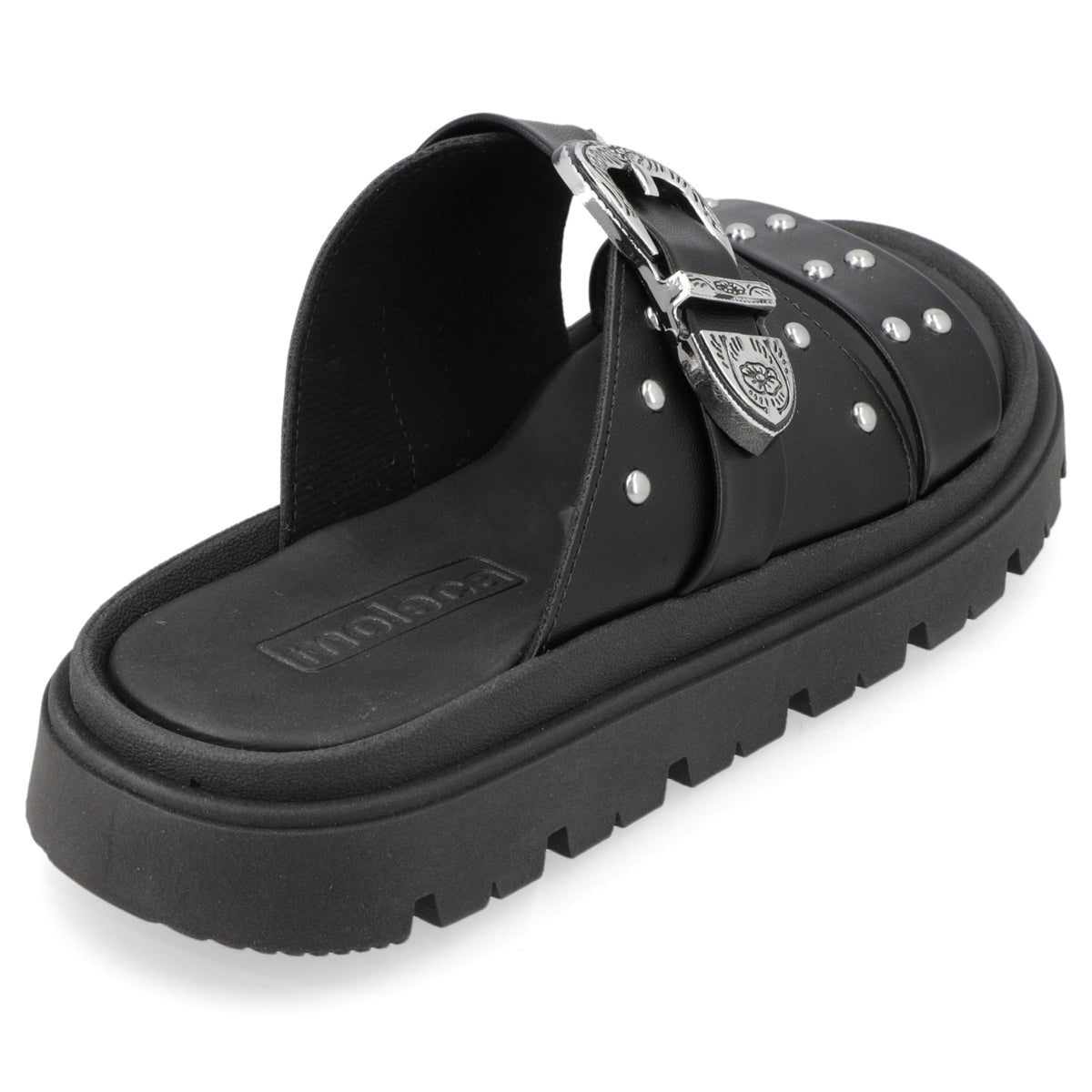 Sandalia Negro Moleca Ecocuero 35 / Negro