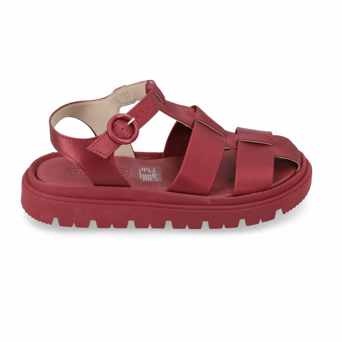 Sandalia Cereza Moleca Ecocuero 35 / Cereza