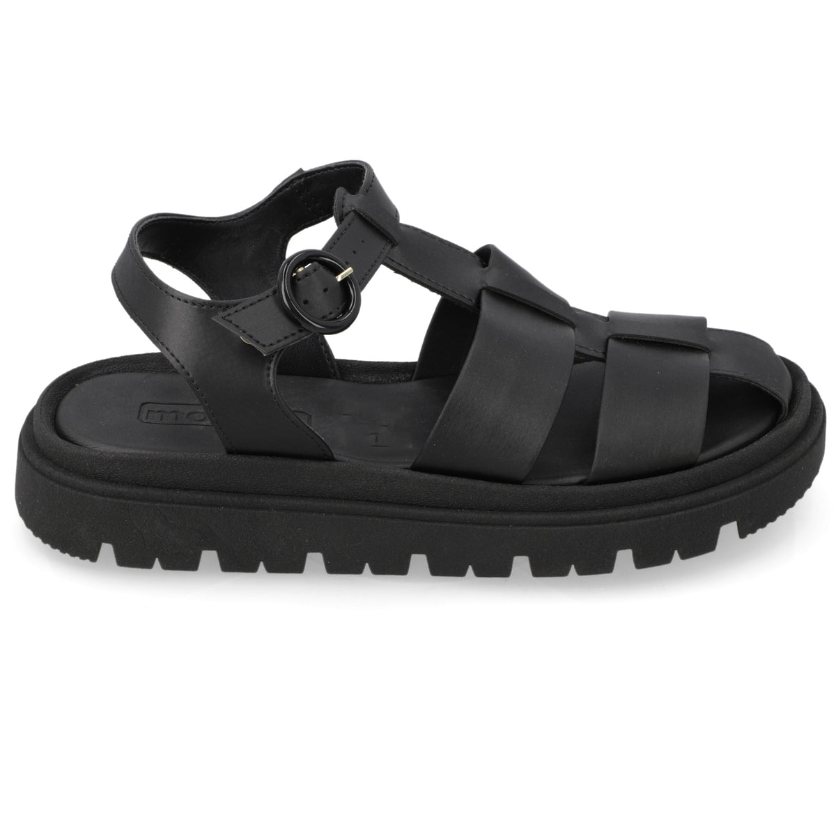 Sandalia Negro Moleca Ecocuero 35 / Negro