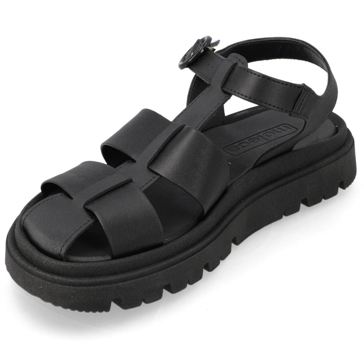 Sandalia Negro Moleca Ecocuero 35 / Negro