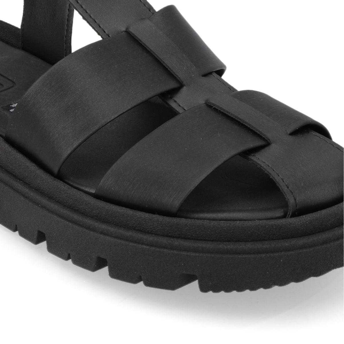 Sandalia Negro Moleca Ecocuero 35 / Negro