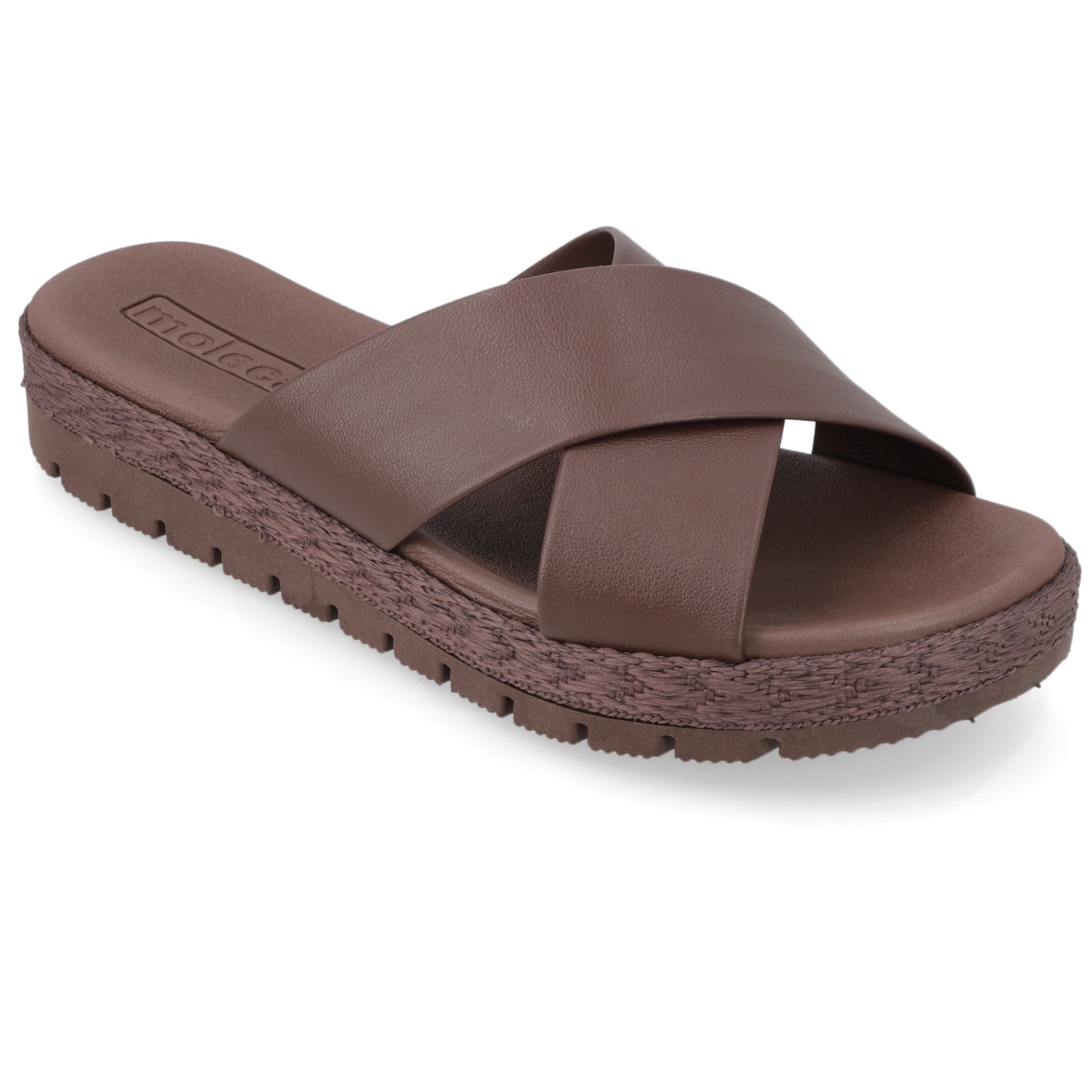 Sandalia Chocolate Moleca Ecocuero 35 / Chocolate