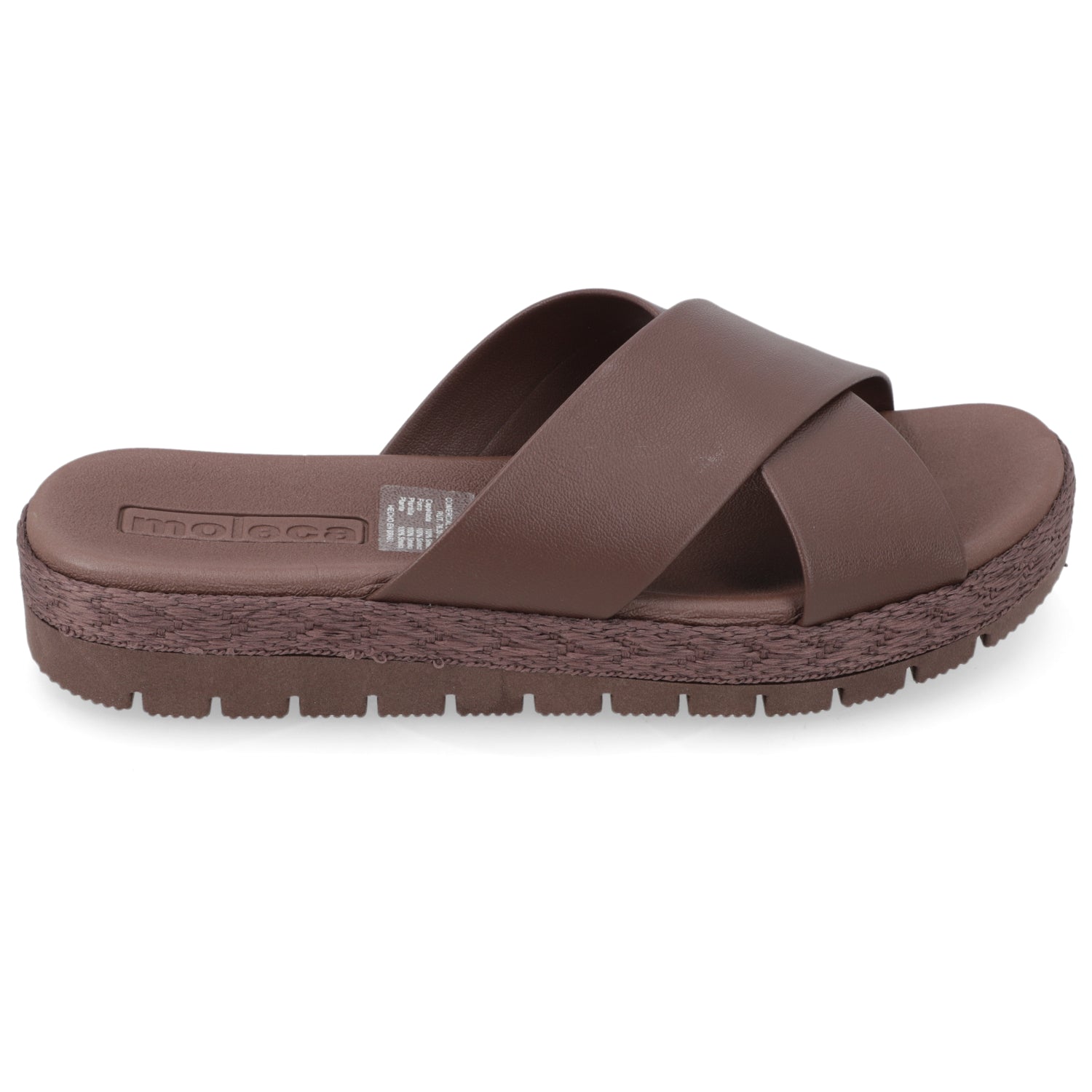 Sandalia Chocolate Moleca Ecocuero 35 / Chocolate