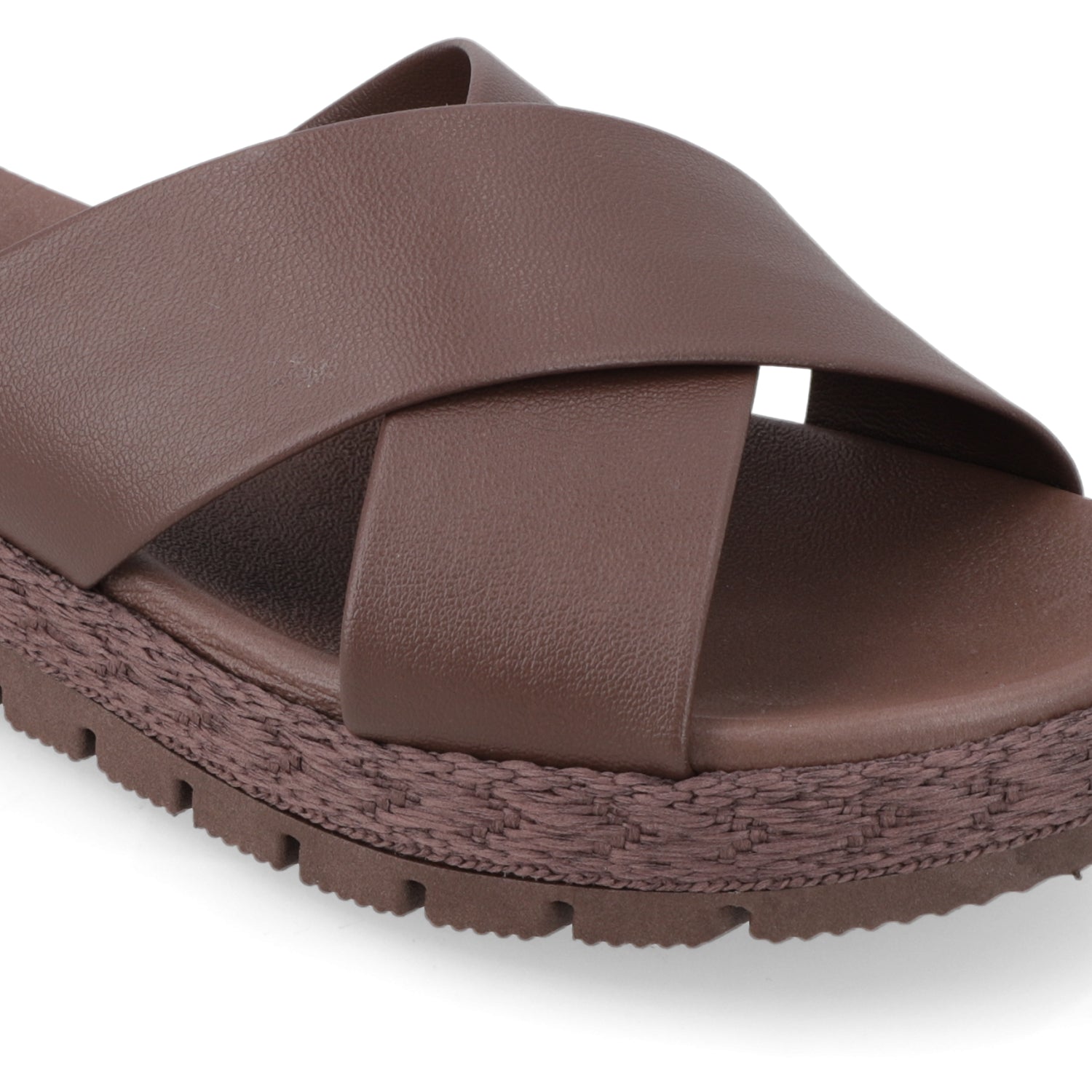 Sandalia Chocolate Moleca Ecocuero 35 / Chocolate