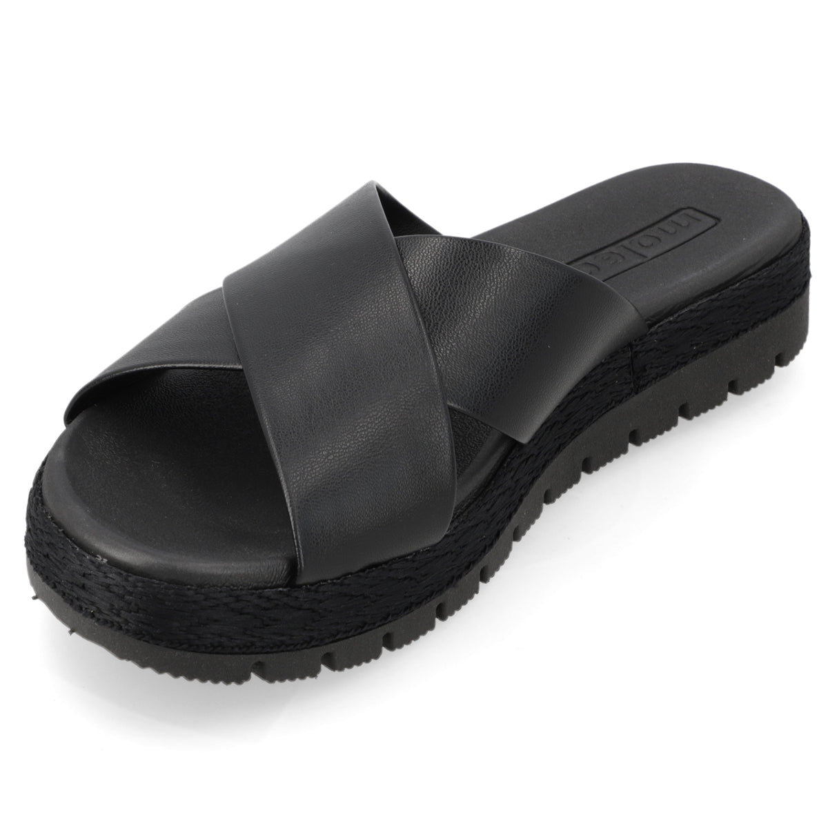 Sandalia Negro Moleca Ecocuero 35 / Negro