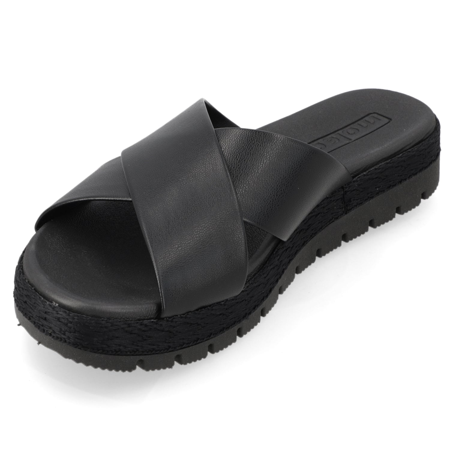 Sandalia Negro Moleca Ecocuero 35 / Negro