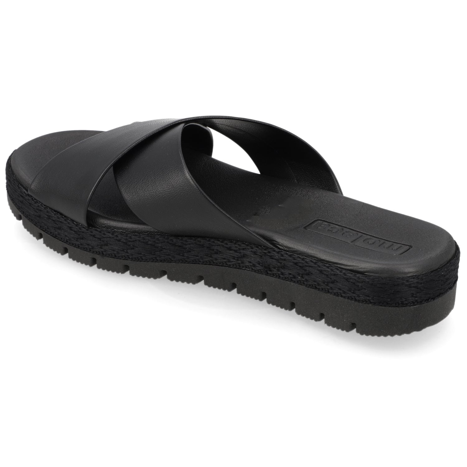 Sandalia Negro Moleca Ecocuero 35 / Negro