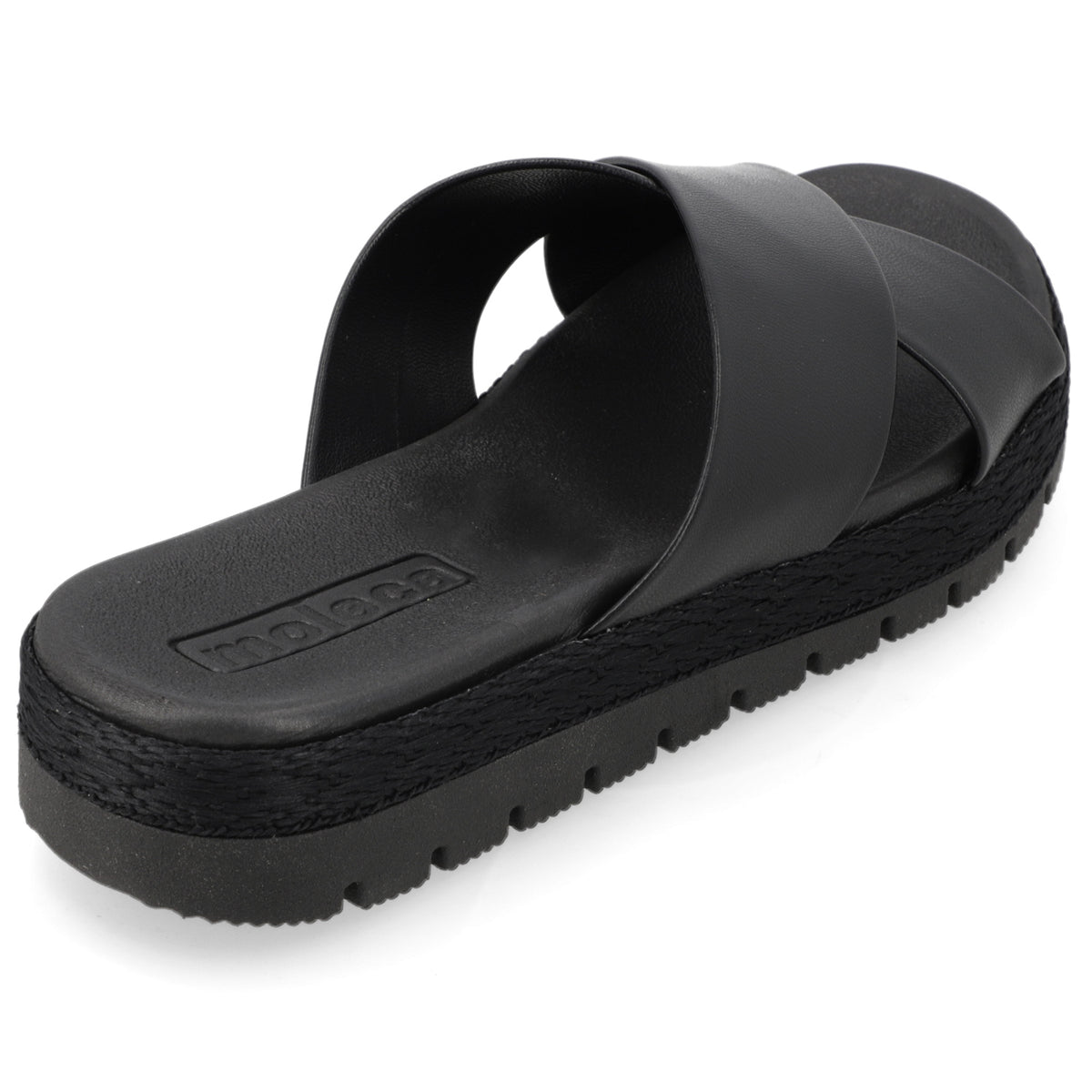 Sandalia Negro Moleca Ecocuero 35 / Negro