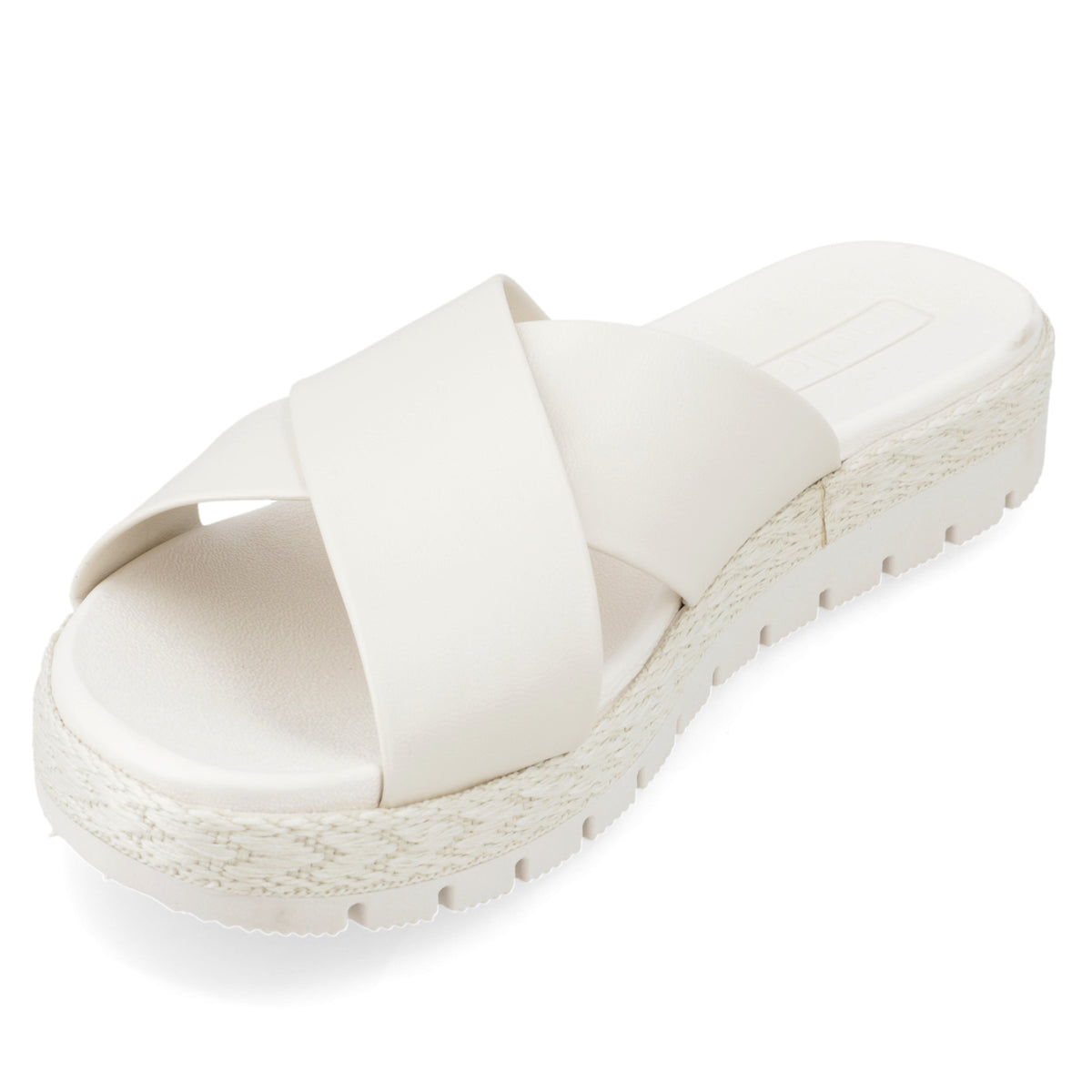 Sandalia Blanco OFF Moleca Ecocuero 35 / Blanco OFF