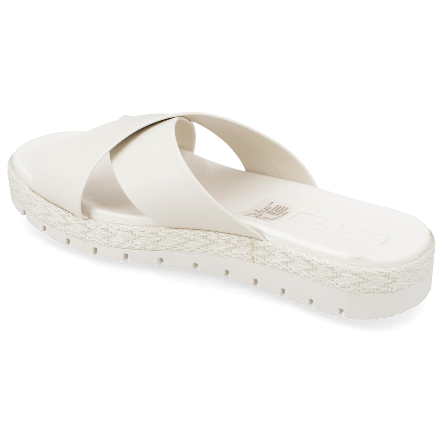 Sandalia Blanco OFF Moleca Ecocuero 35 / Blanco OFF