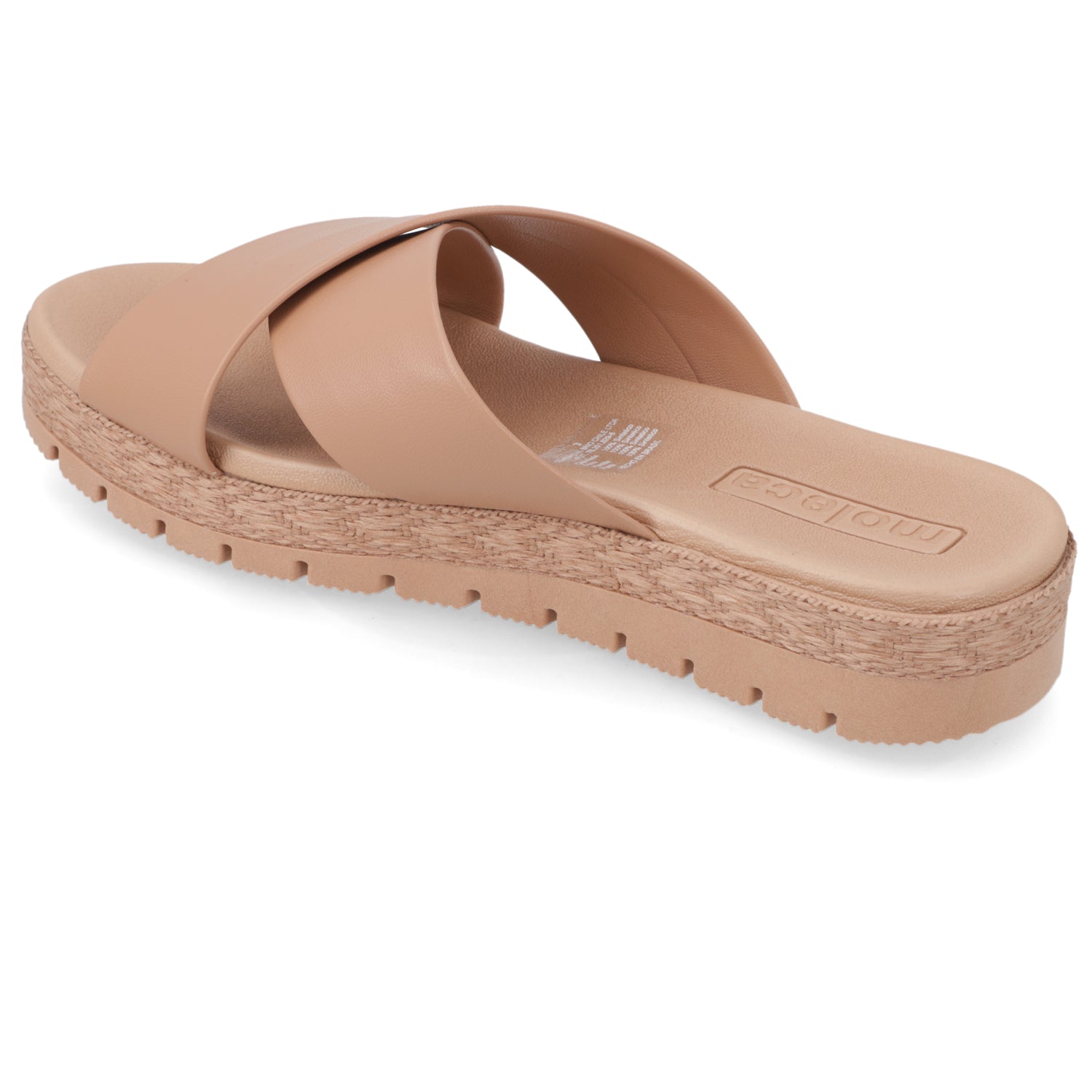 Sandalia Nude Moleca Ecocuero 35 / Nude