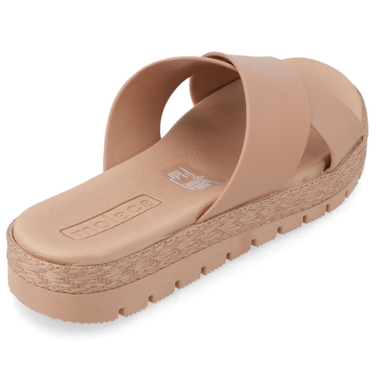 Sandalia Nude Moleca Ecocuero 35 / Nude