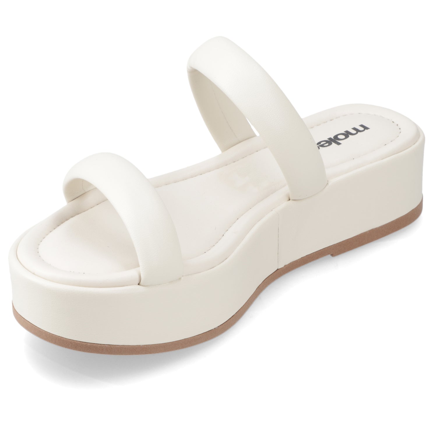 Sandalia Blanco OFF Moleca 35 / Blanco OFF