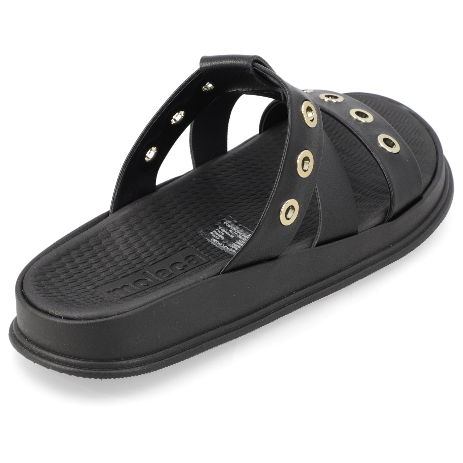 Sandalia Negro Moleca Ecocuero 35 / Negro