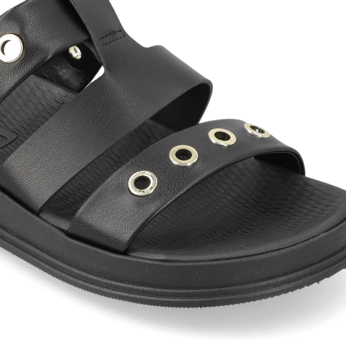 Sandalia Negro Moleca Ecocuero 35 / Negro